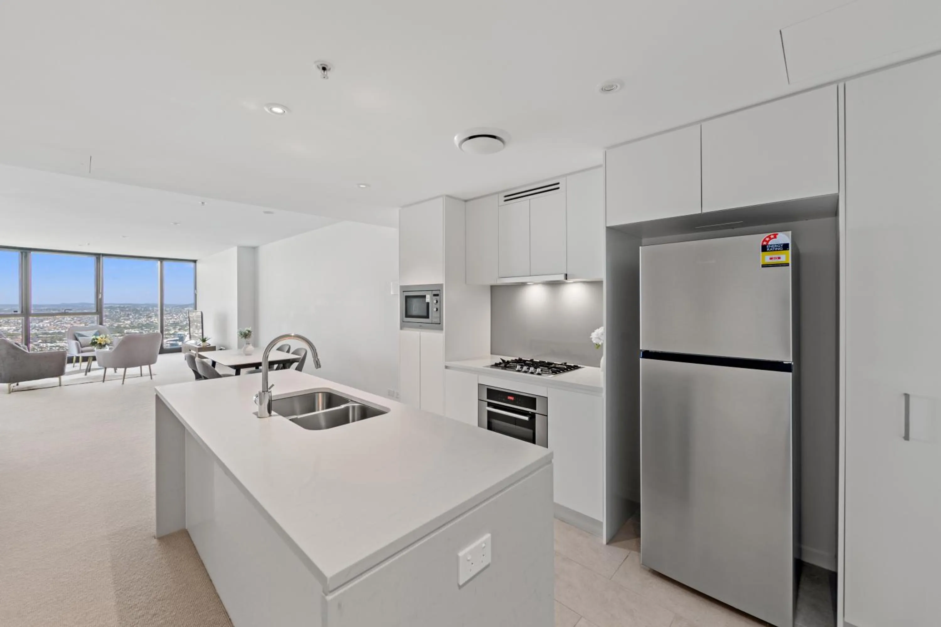 Kitchen or kitchenette in Brisbane Skytower by CLLIX