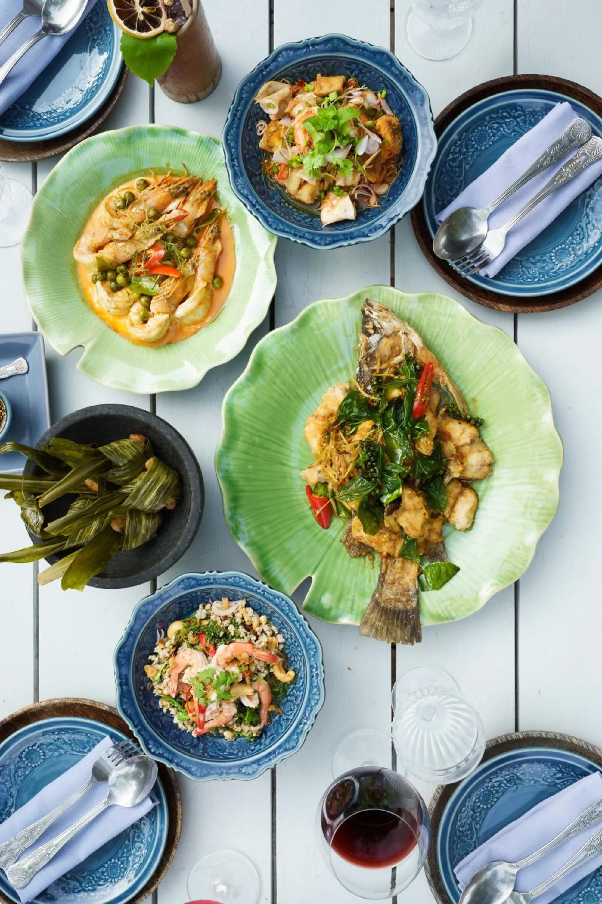 Food close-up in Rosewood Phuket