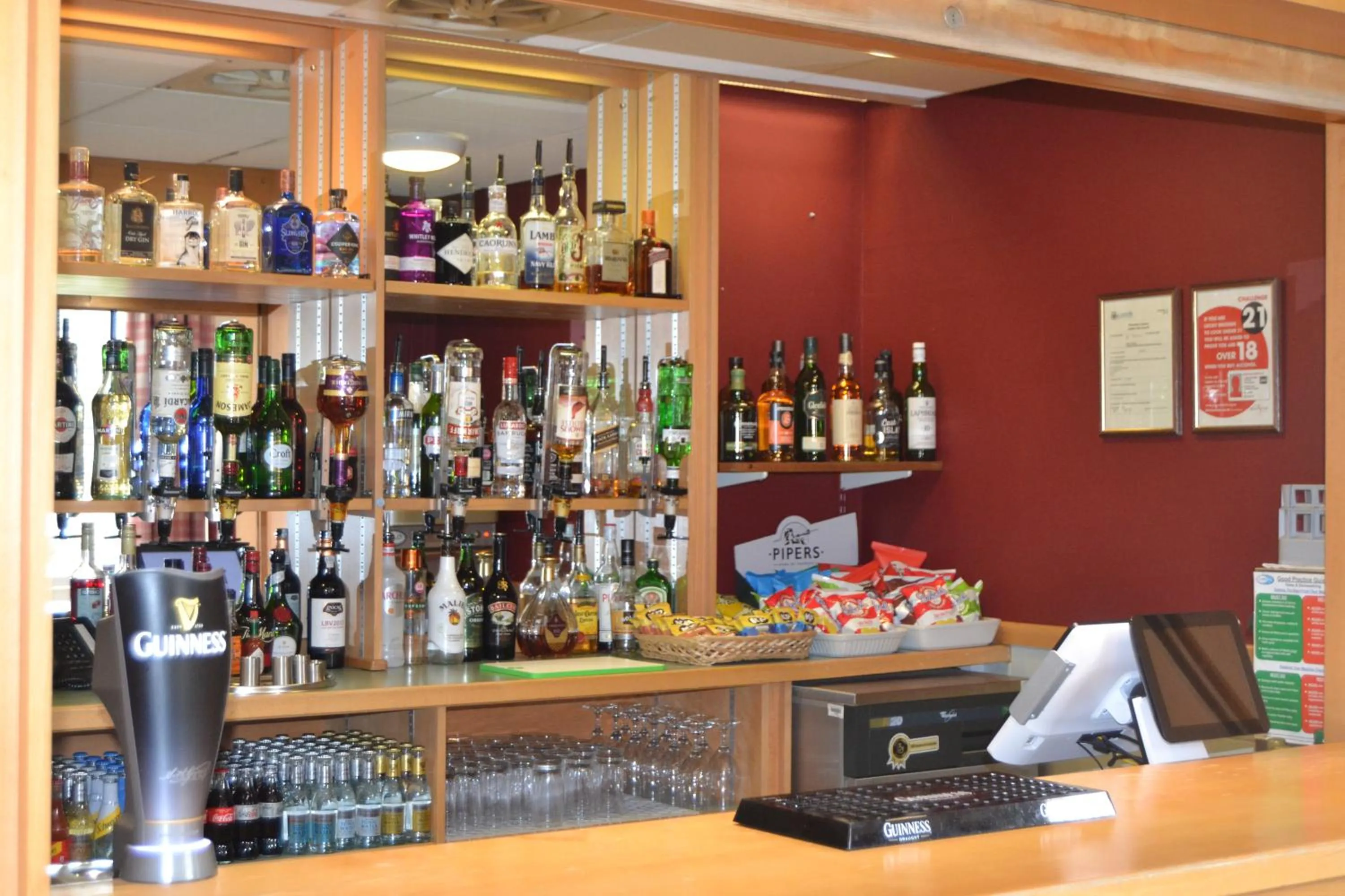 Lounge or bar in Hinsley Hall