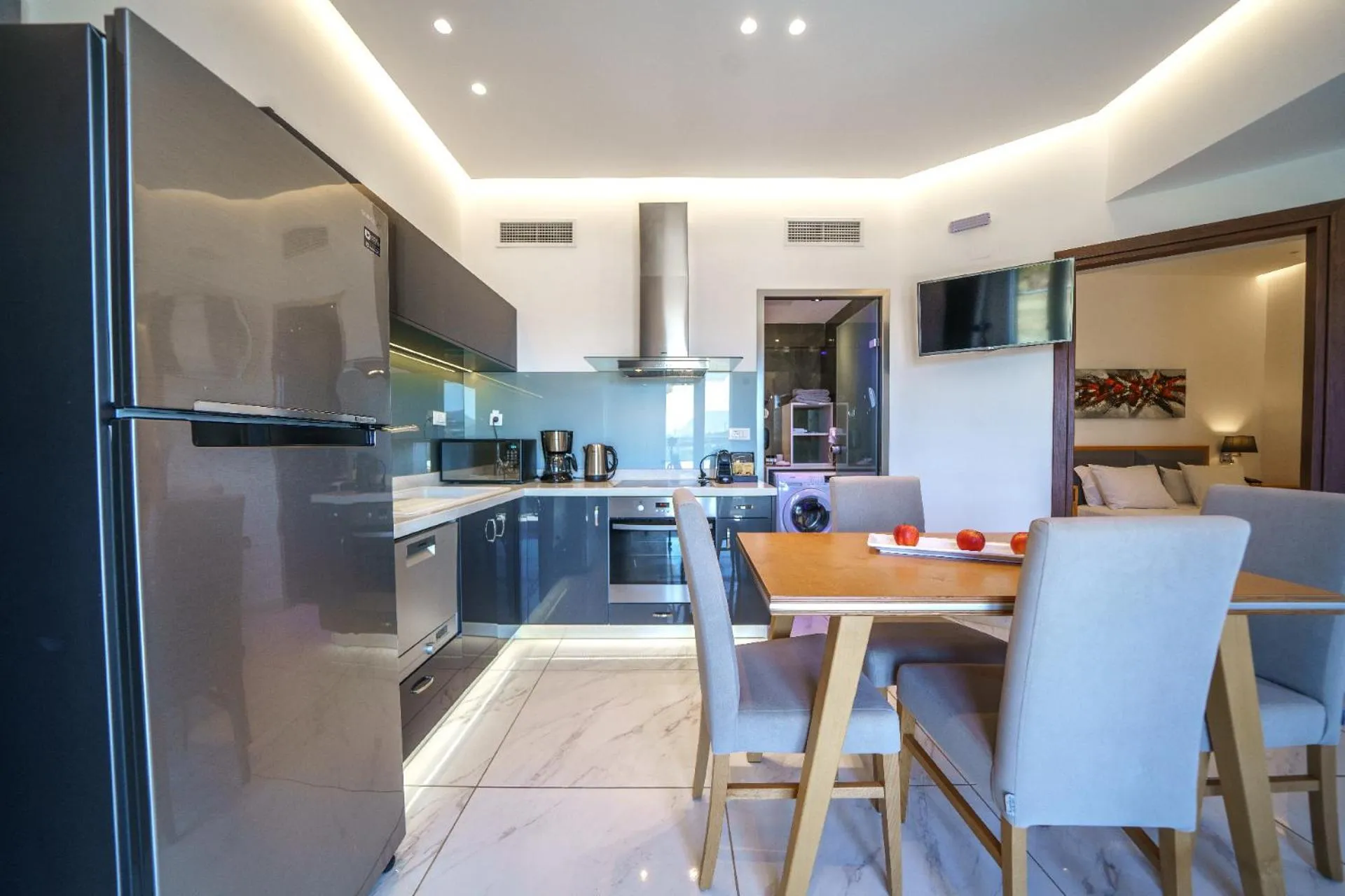 Living room in Elysian Suites