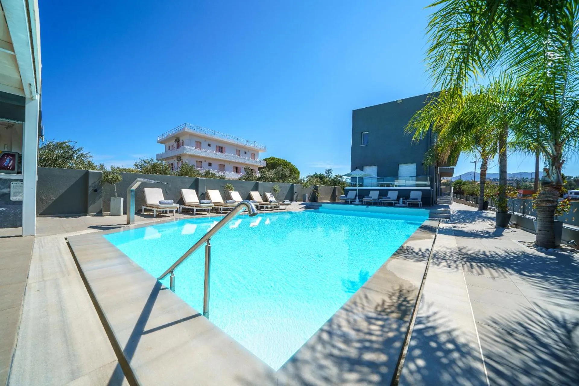 Swimming pool in Elysian Suites