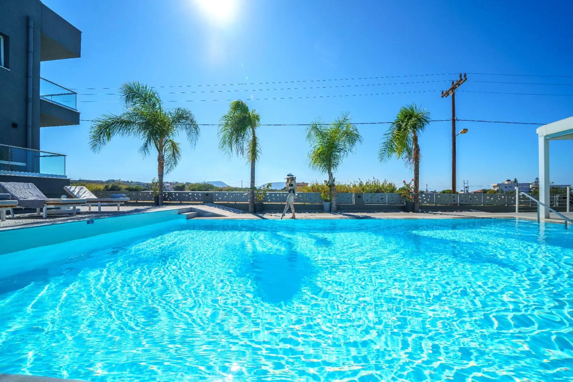 Swimming pool in Elysian Suites