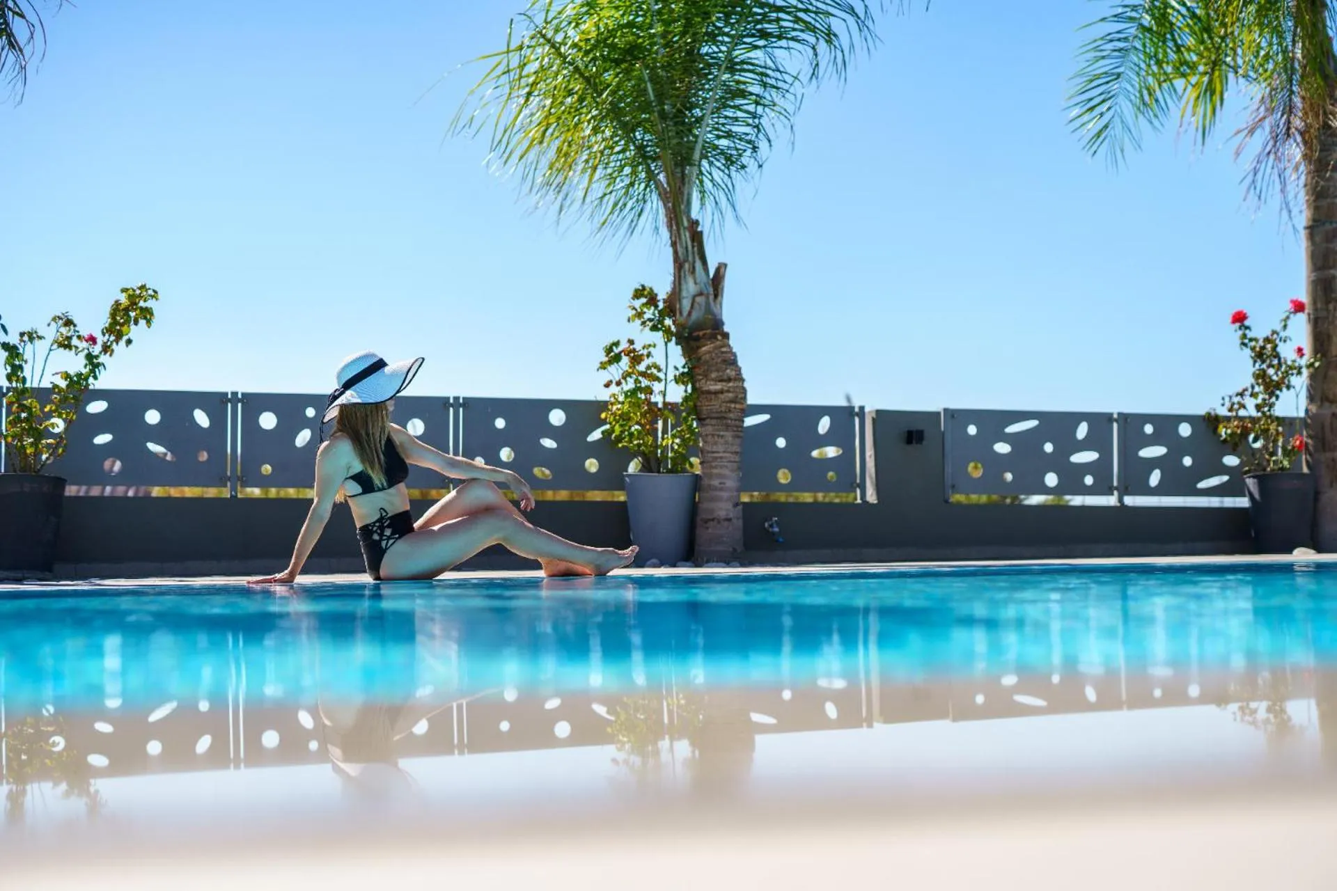 Swimming pool in Elysian Suites