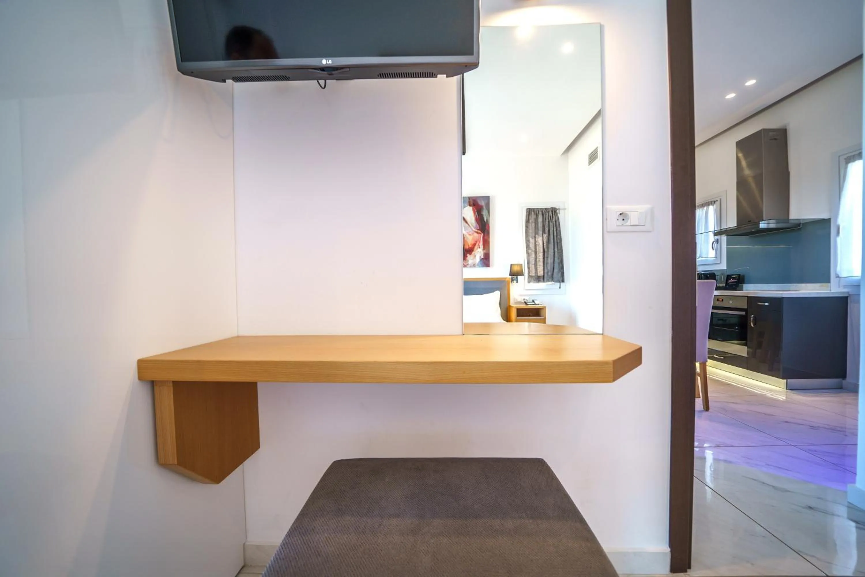 Living room in Elysian Suites