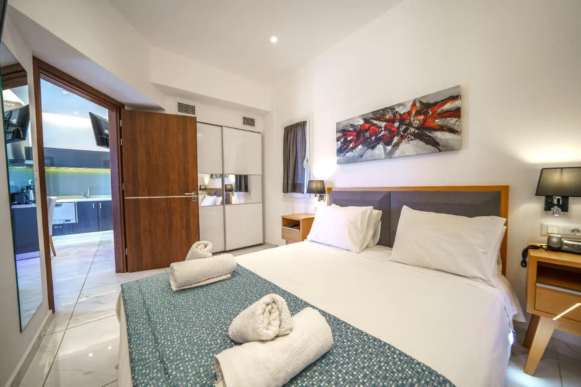 Bedroom in Elysian Suites