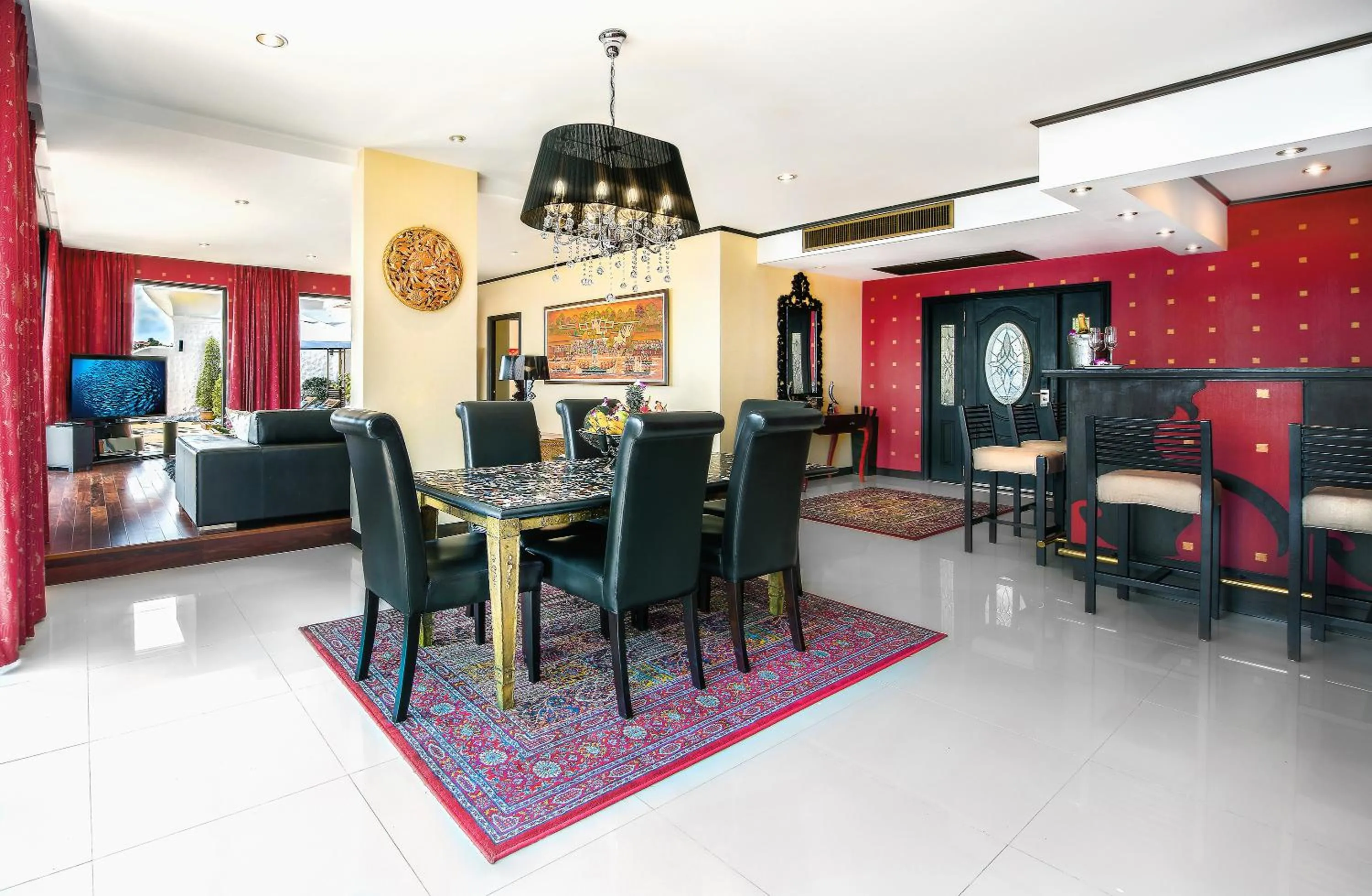 Living room in Jamahkiri Dive Resort & Spa