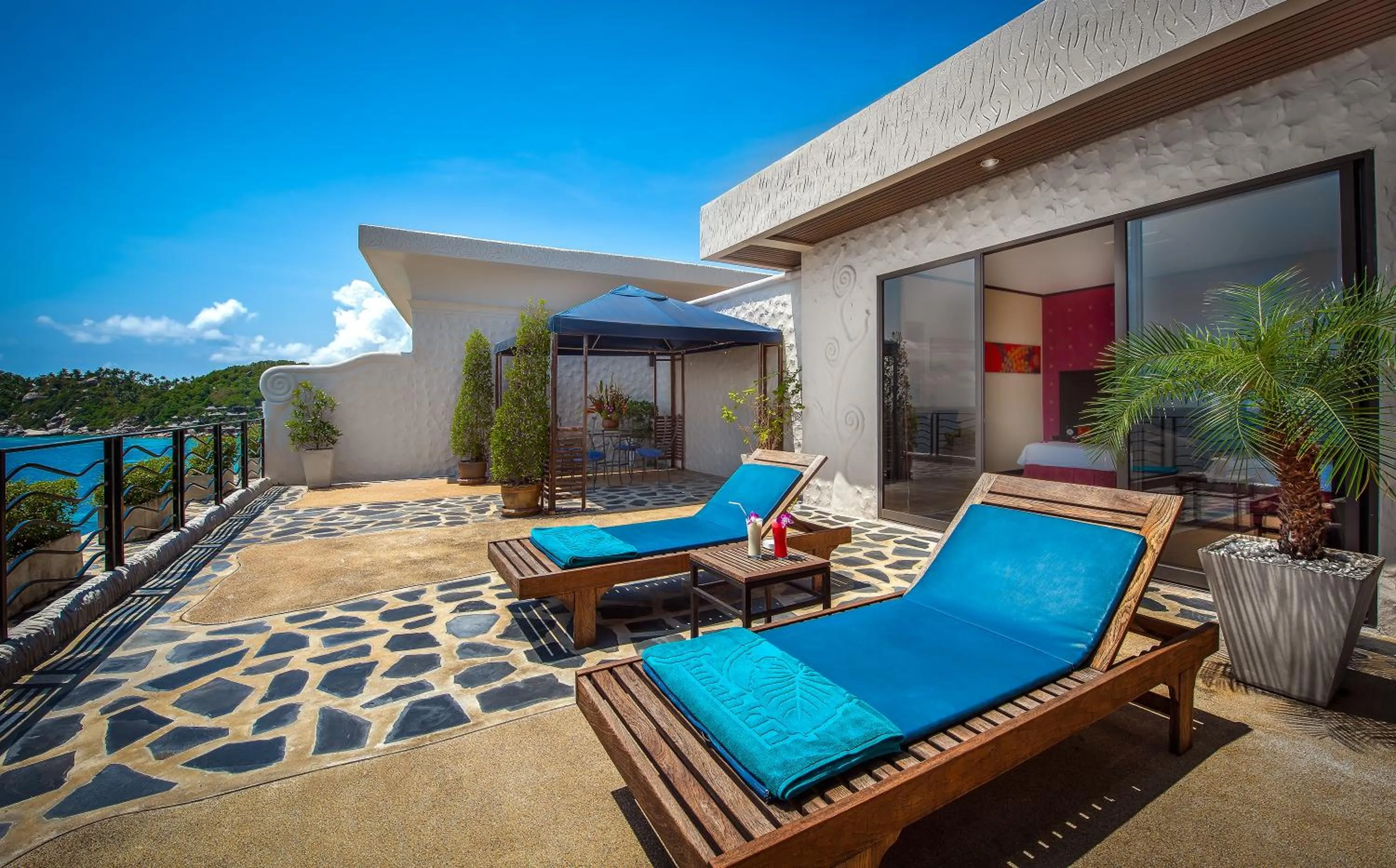 Balcony/Terrace in Jamahkiri Dive Resort & Spa
