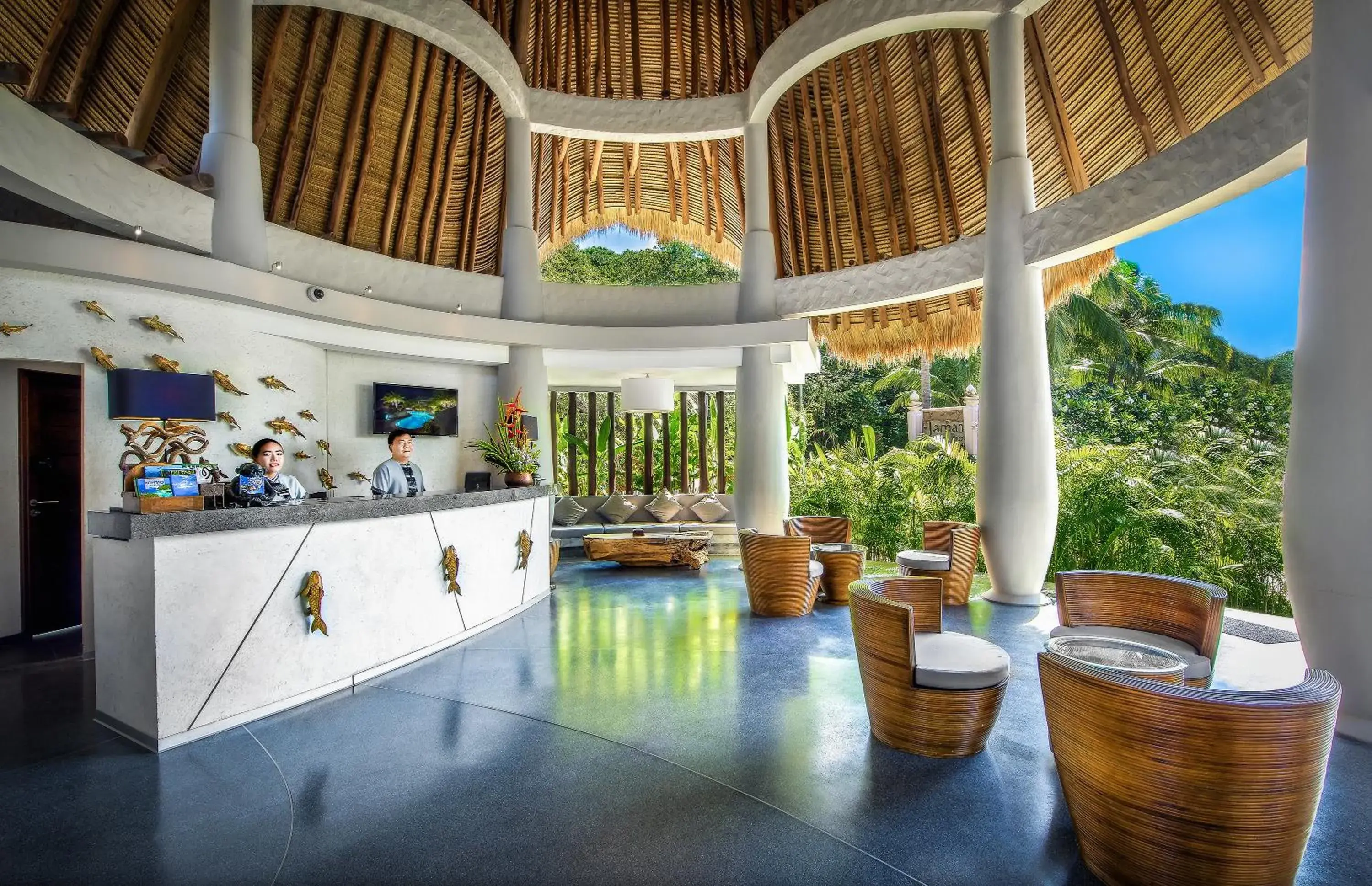 Lobby or reception in Jamahkiri Dive Resort & Spa Lobby or reception in Jamahkiri Dive Resort & Spa