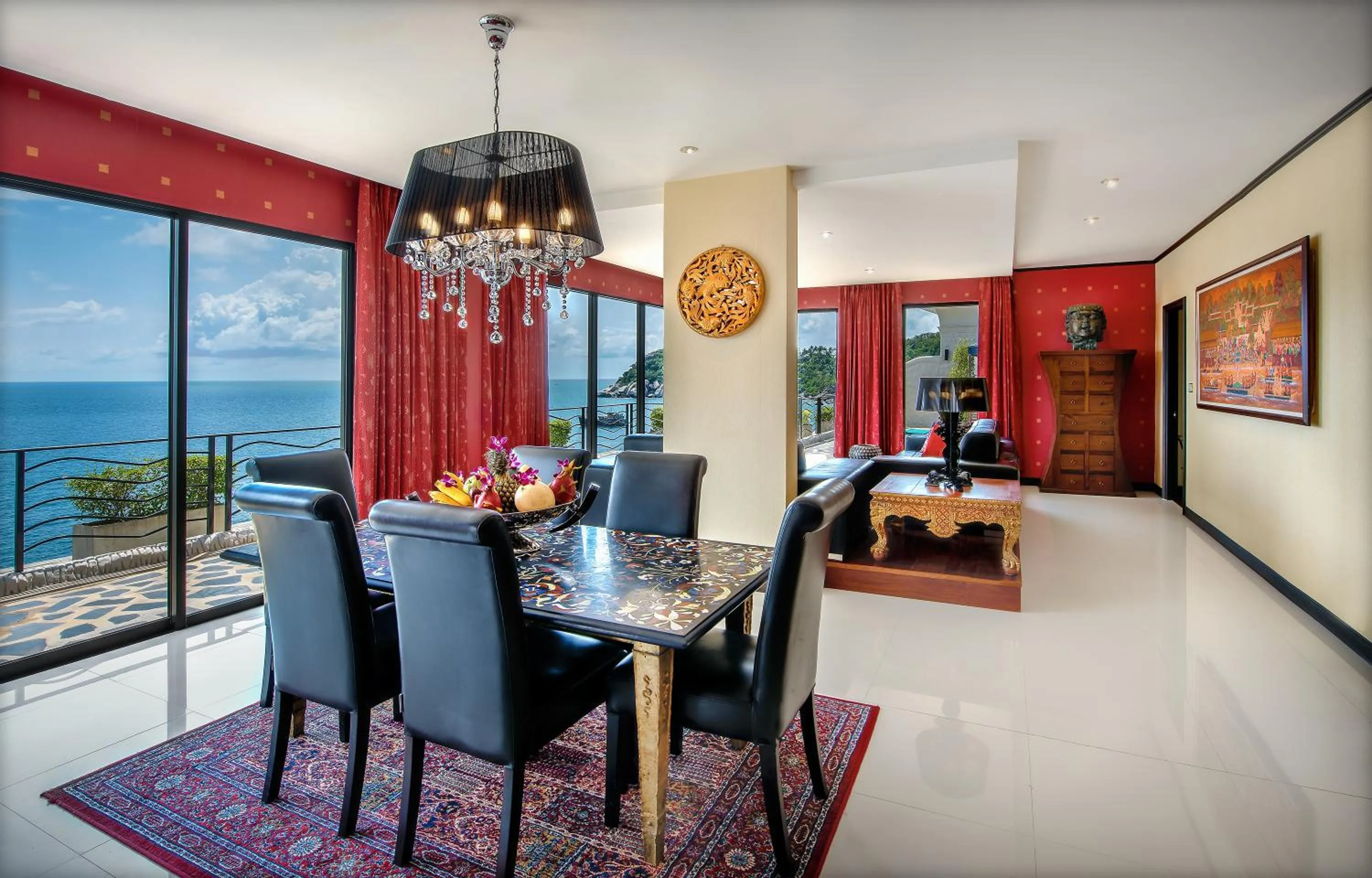 Living room in Jamahkiri Dive Resort & Spa