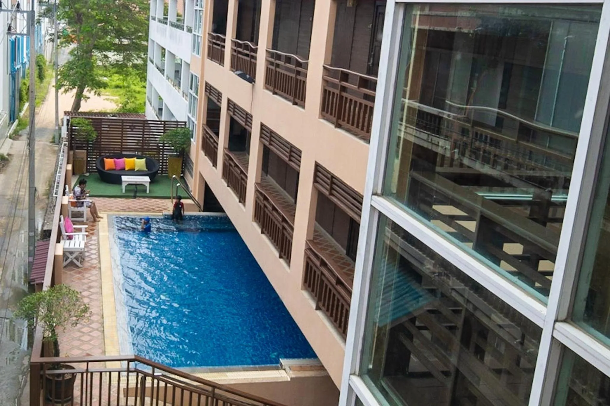 Swimming pool in Seaside Jomtien Beach Pattaya