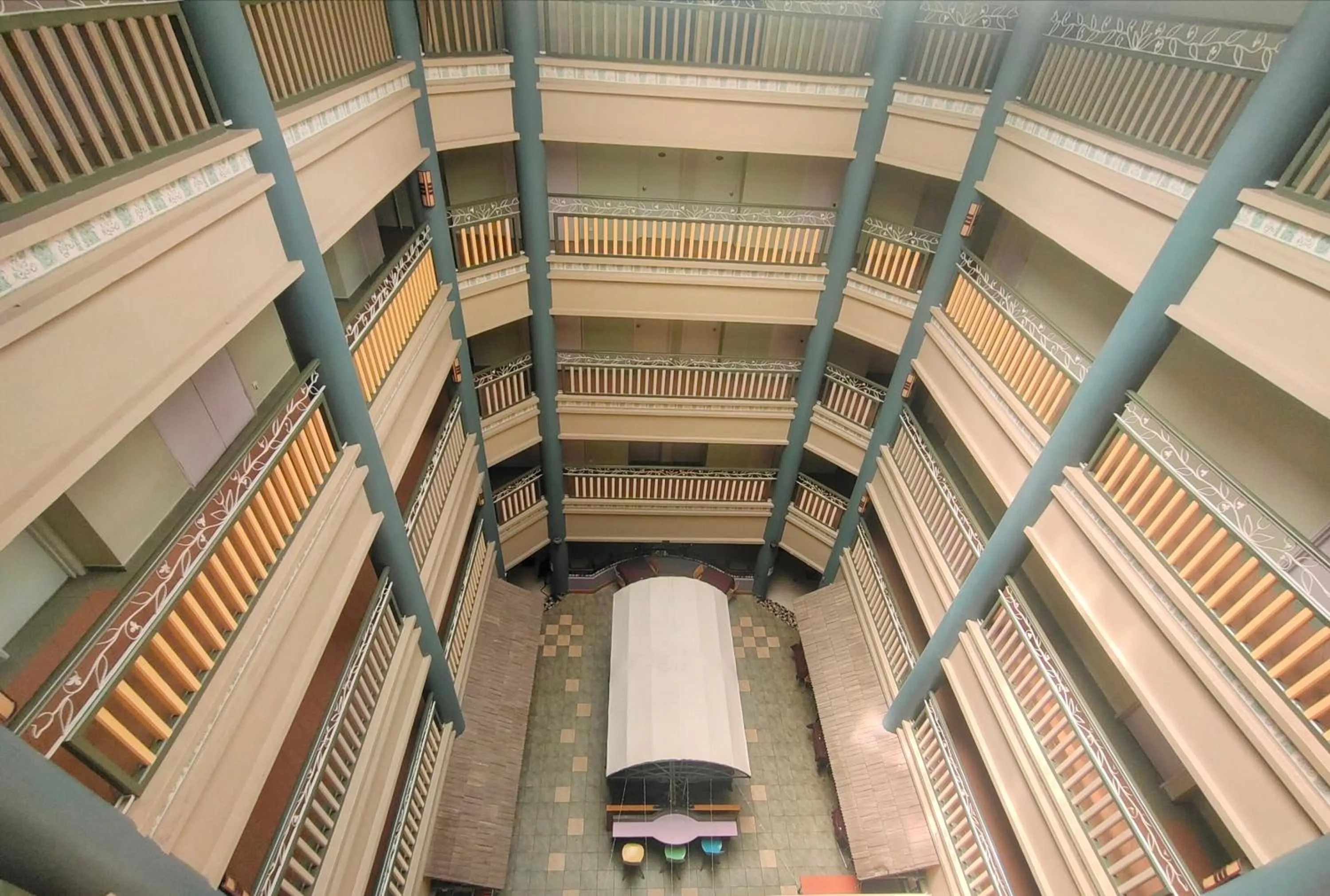 Property building in Megah D'aru Hotel