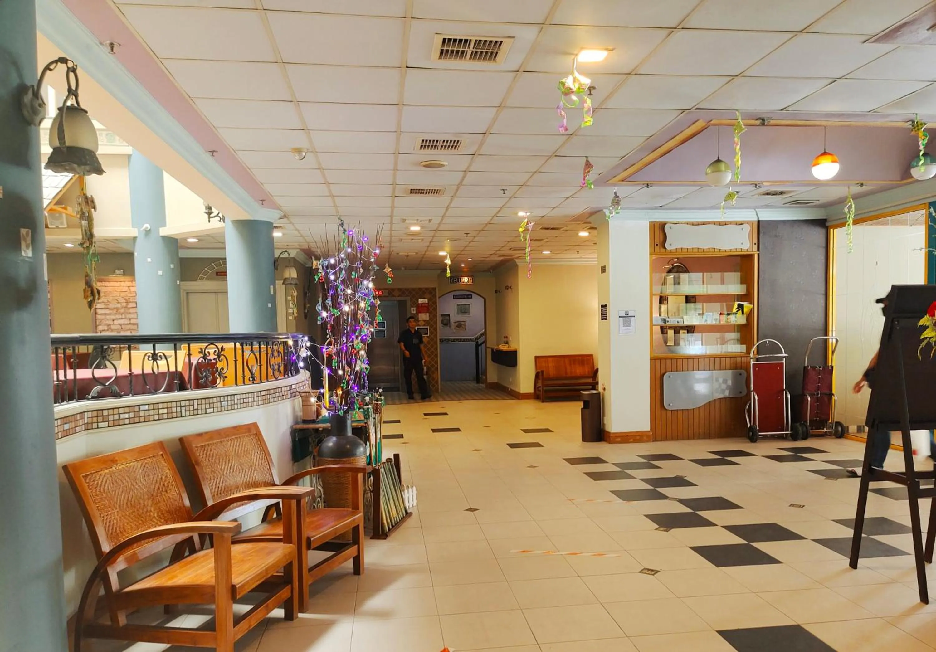 Property building in Megah D'aru Hotel