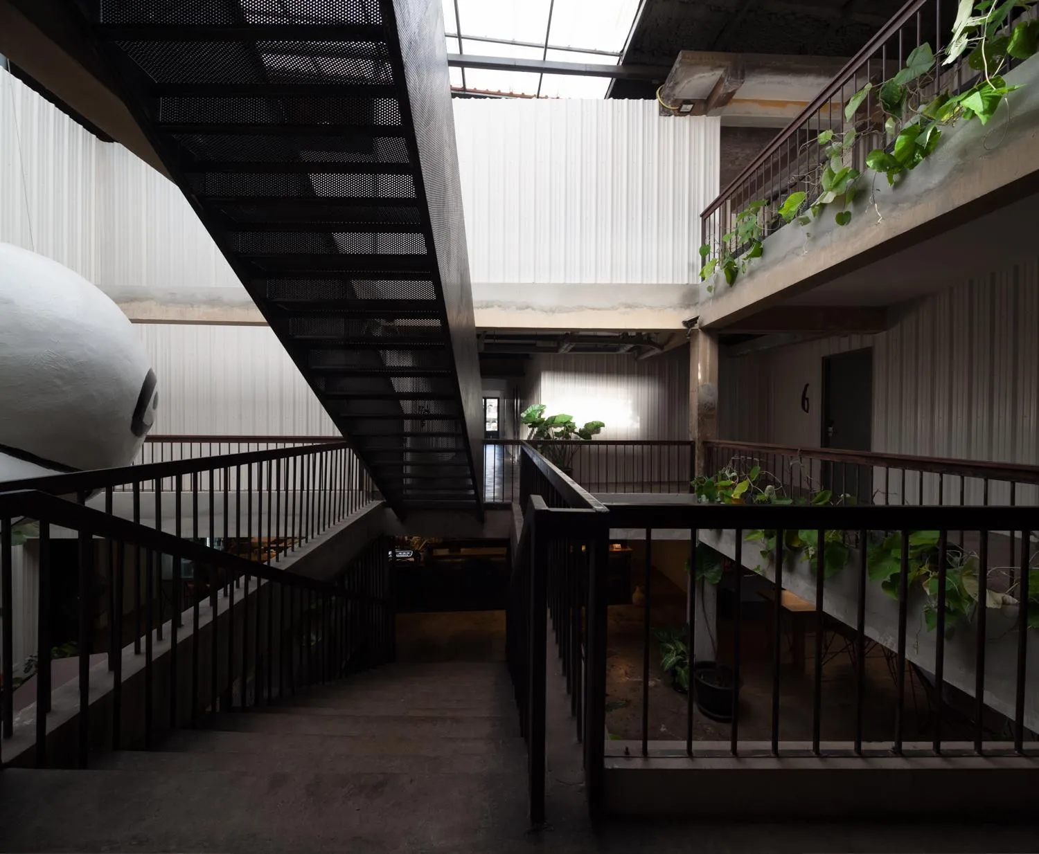 Bird's eye view in Thunder Bird Hostel