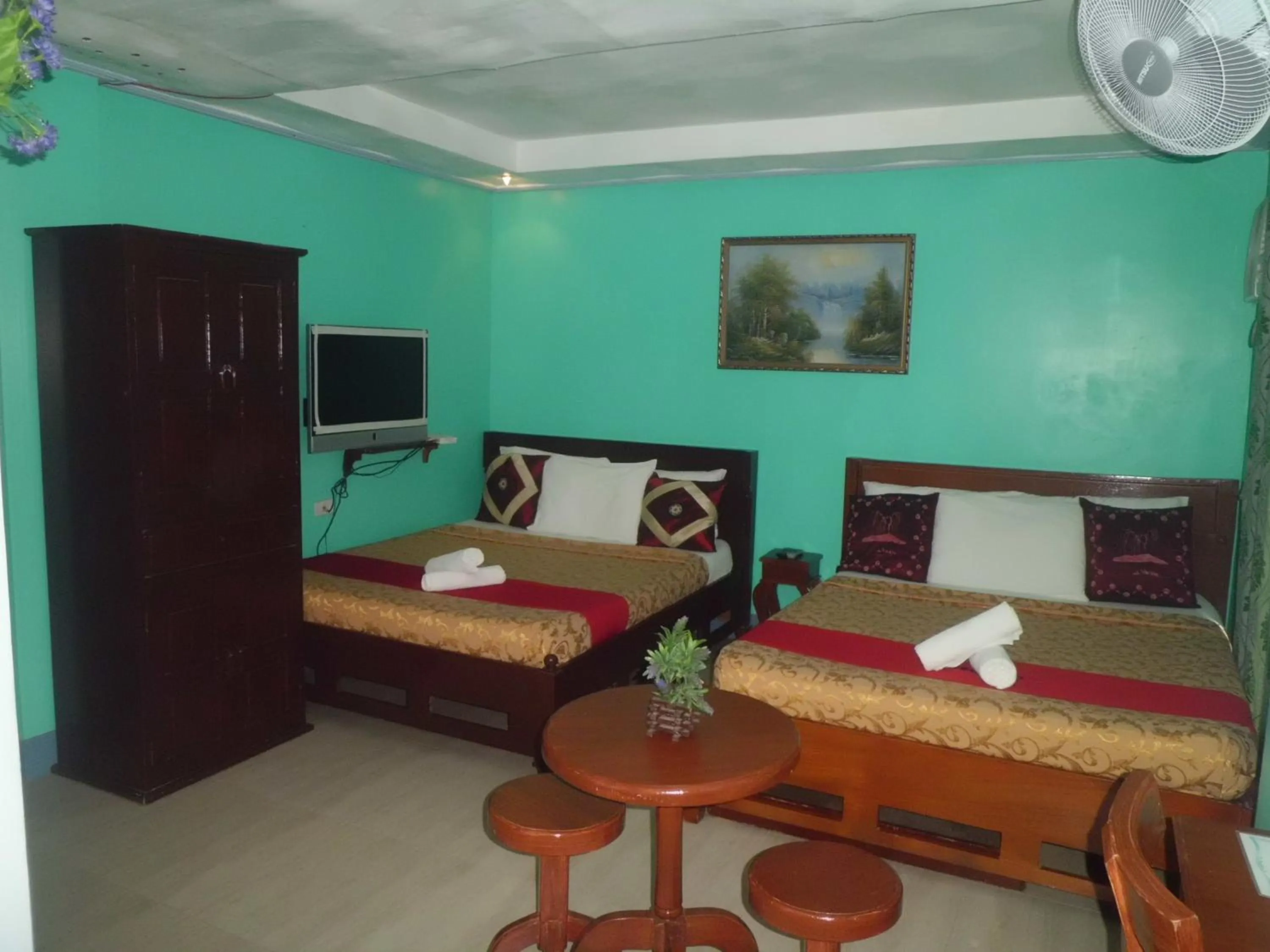 Bed in Bora Sky Hotel