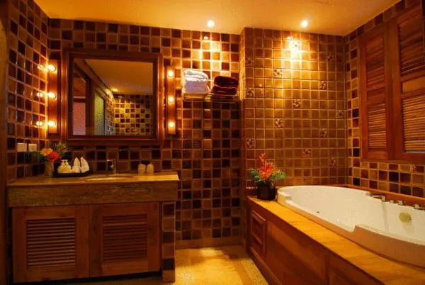 Bathroom in Andamania Beach Resort, Khaolak - SHA plus