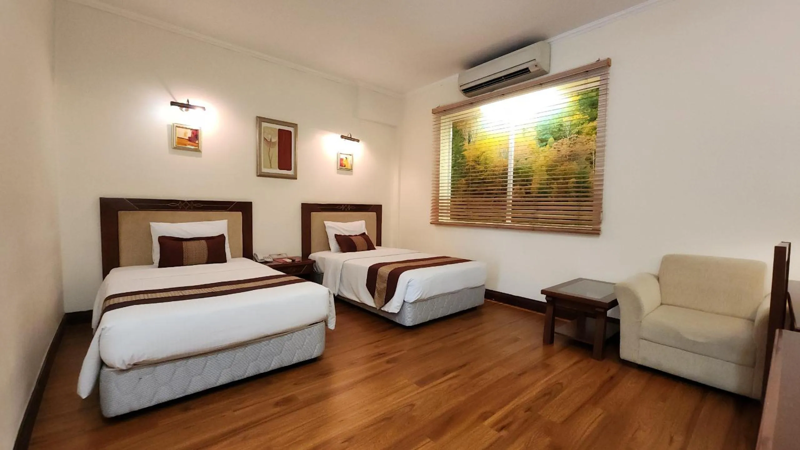 Bed in Dong Khanh Hotel