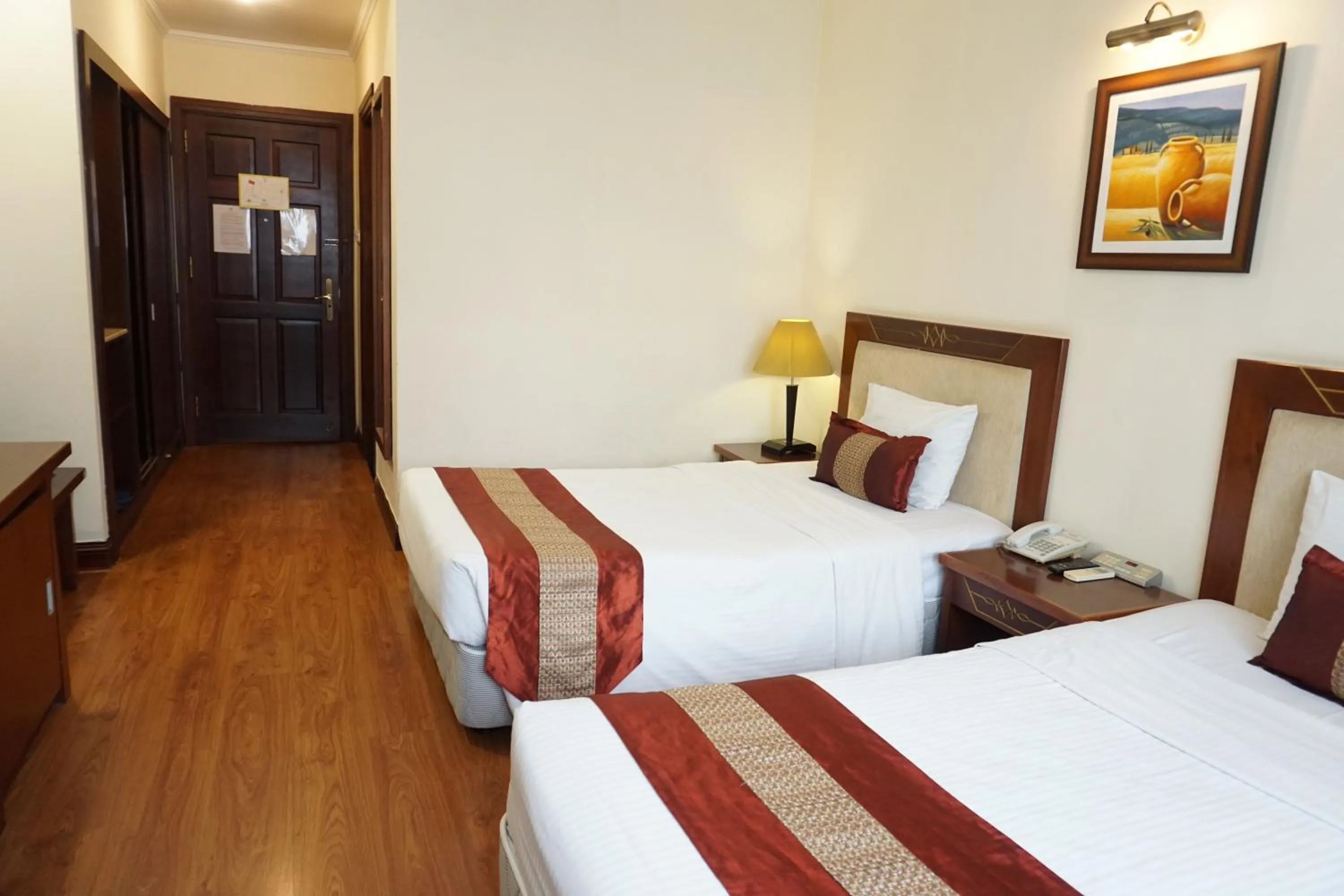 Bed in Dong Khanh Hotel