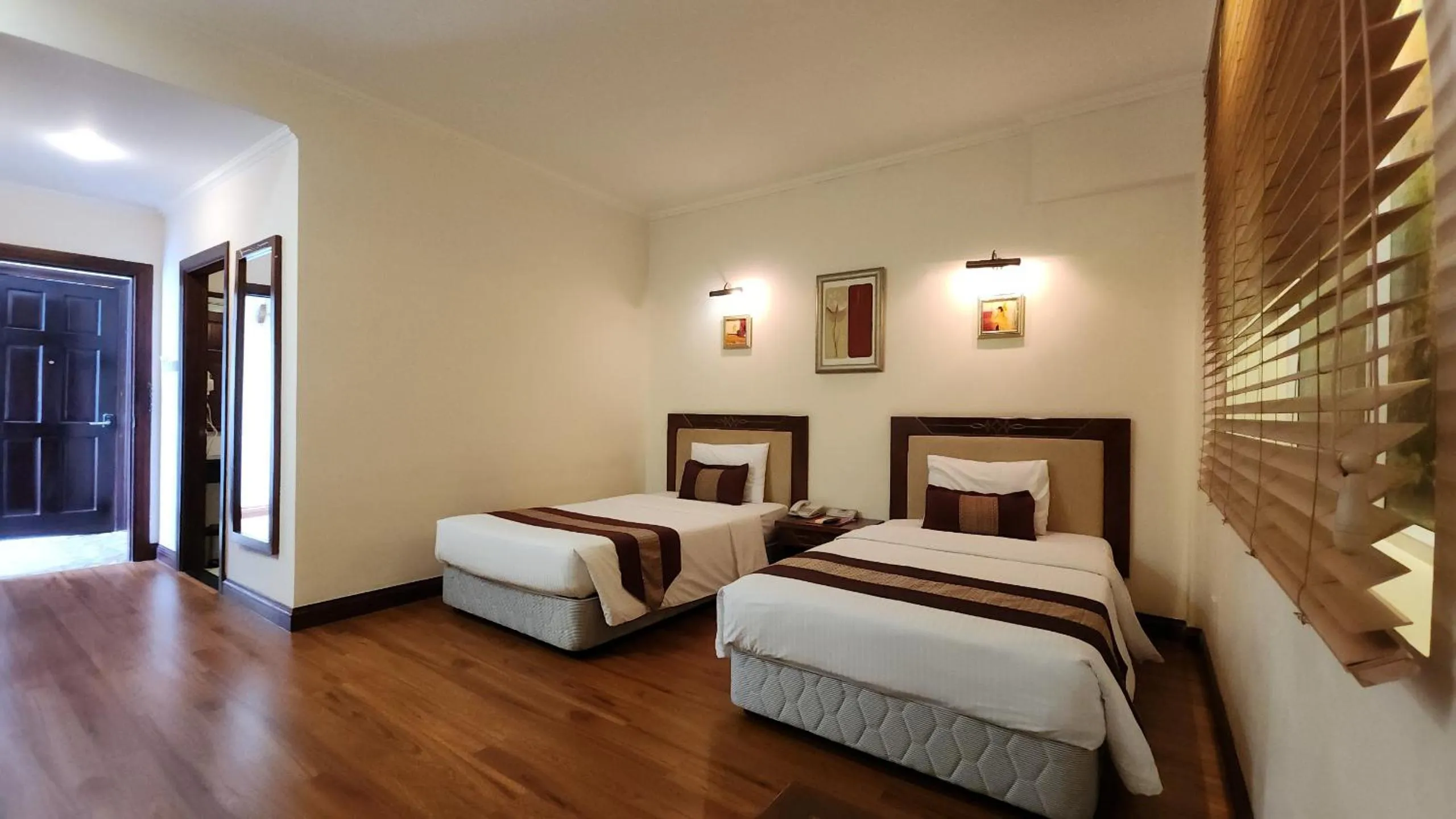 Bed in Dong Khanh Hotel