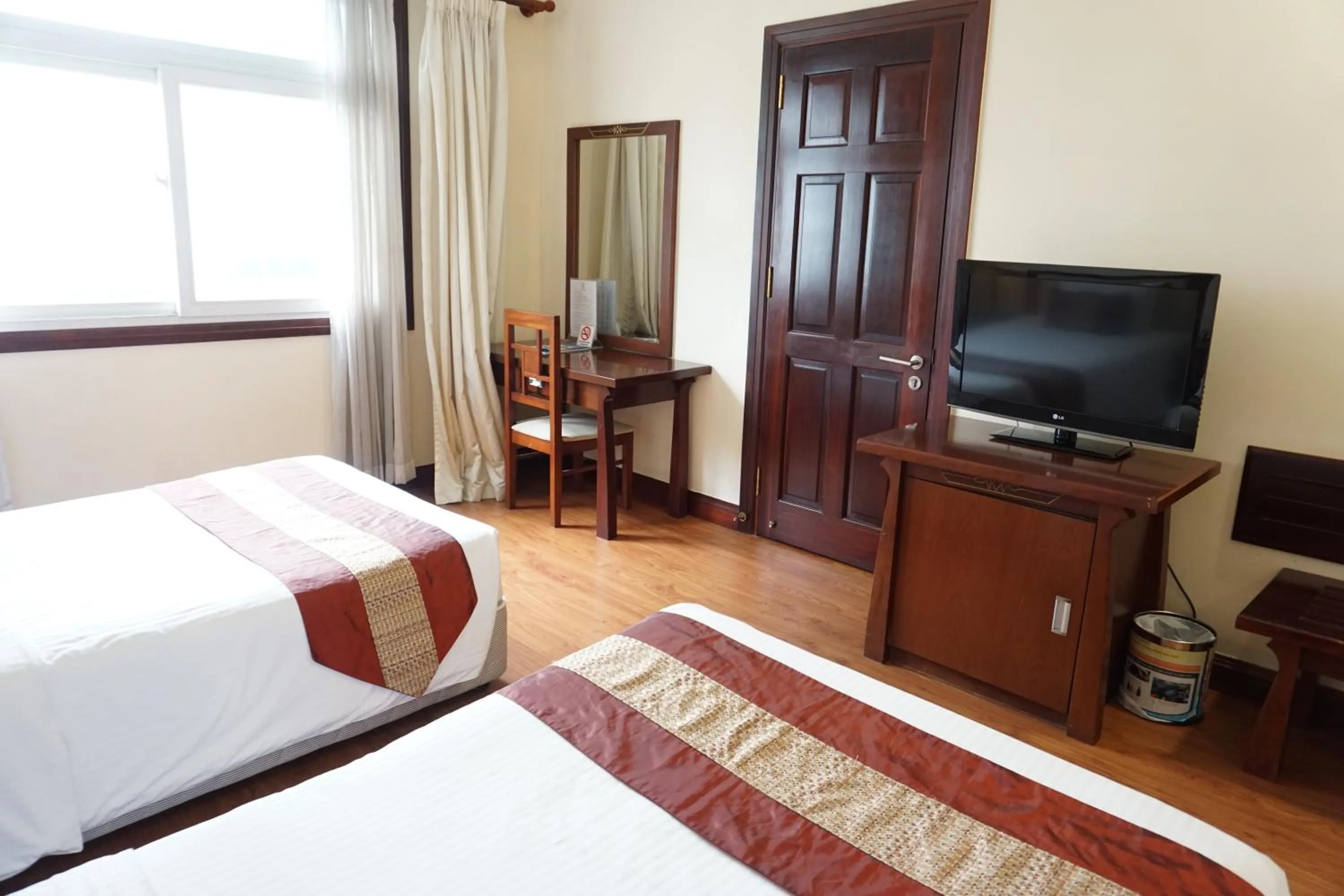 Bed in Dong Khanh Hotel