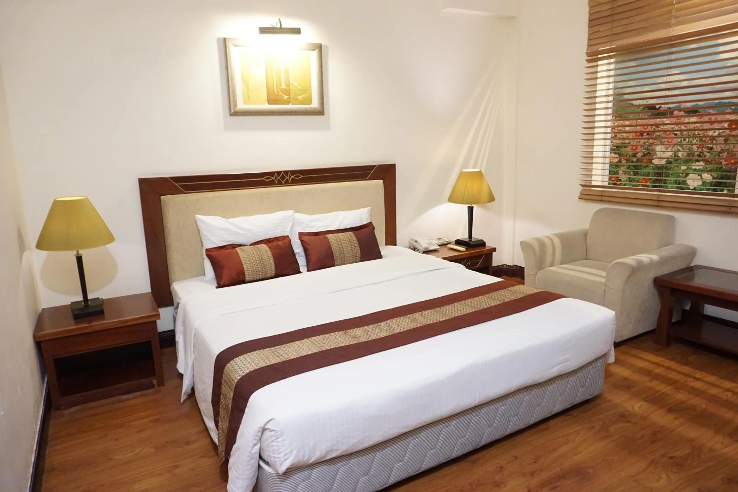 Bed in Dong Khanh Hotel