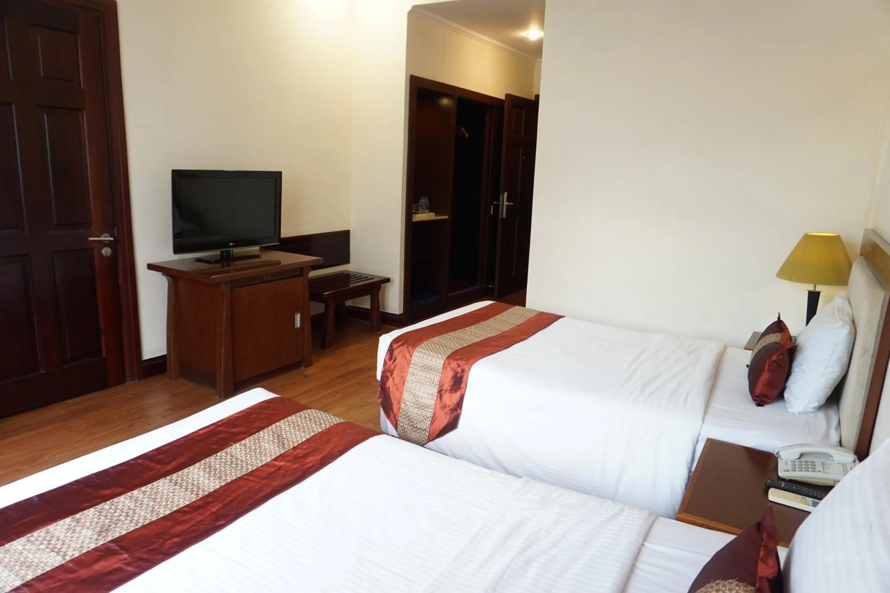 Bed in Dong Khanh Hotel