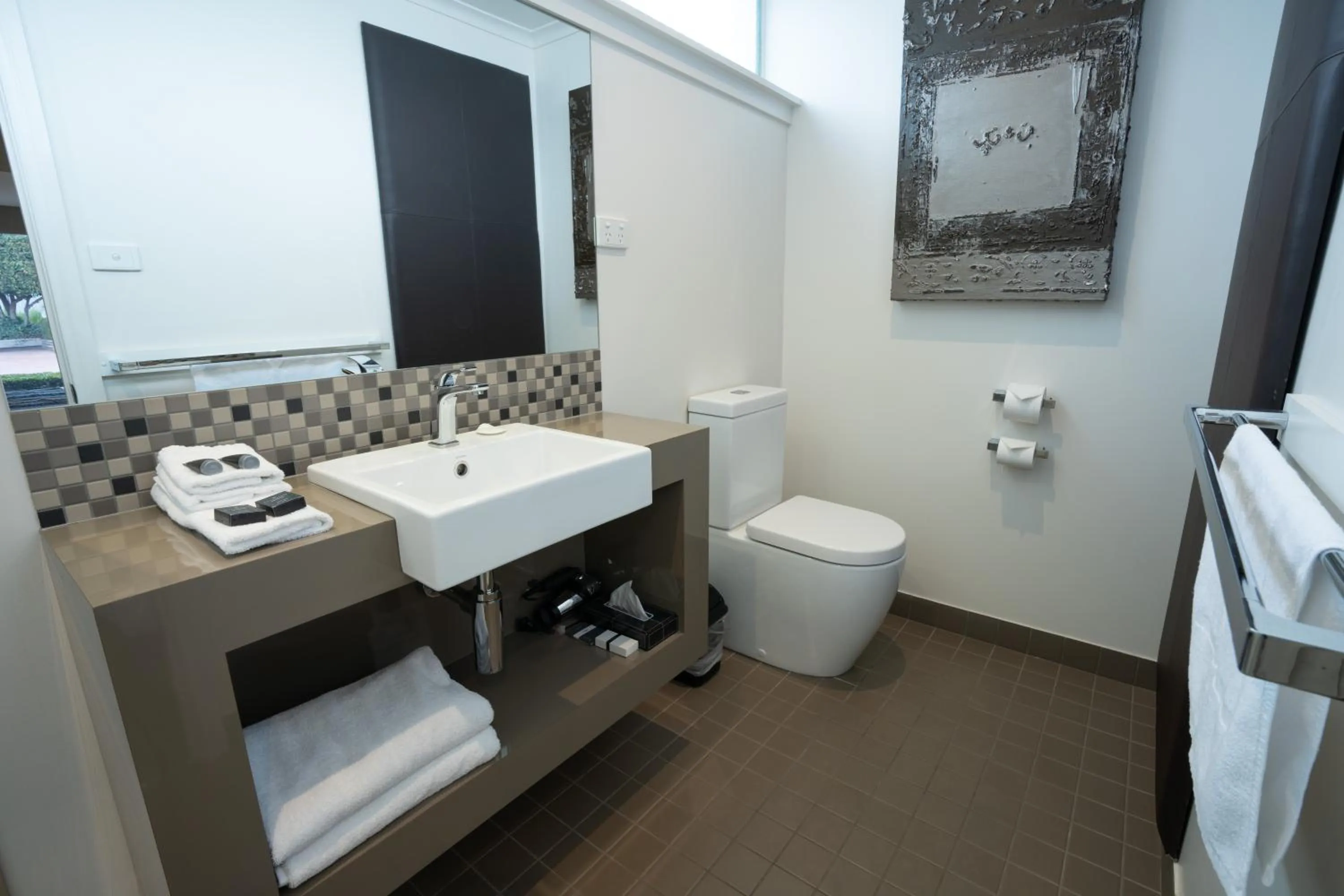 Toilet in Sovereign Park Motor Inn