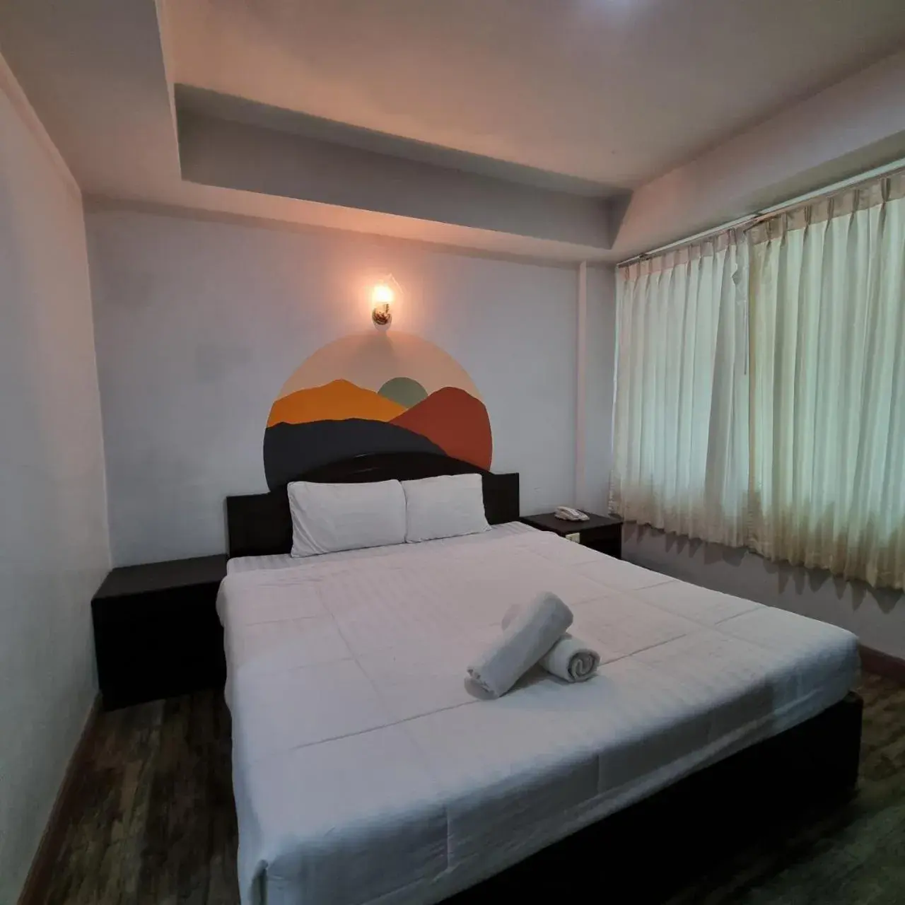 Bed in Sun Moon Hotel Bed in Sun Moon Hotel