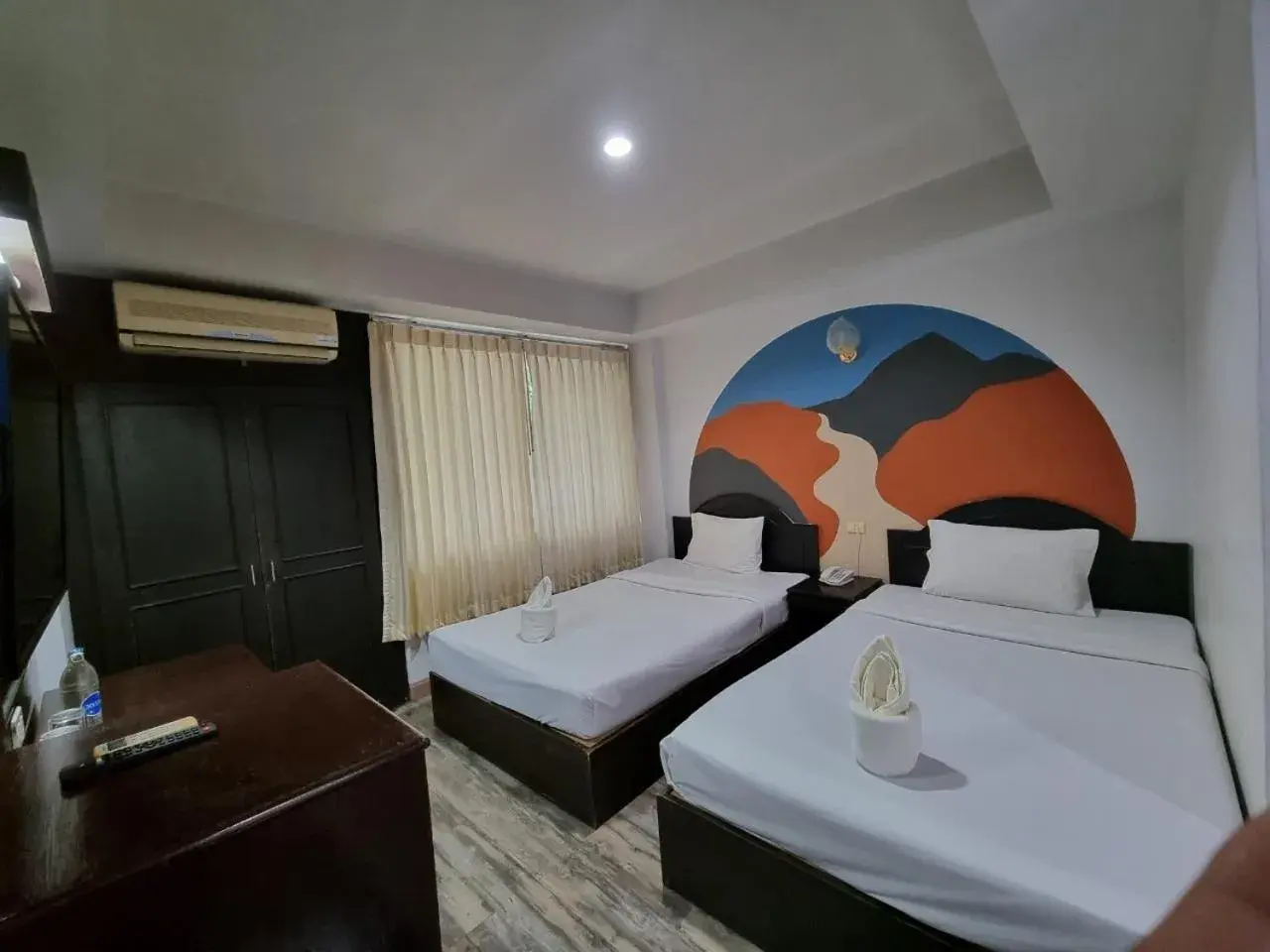 Bed in Sun Moon Hotel Bed in Sun Moon Hotel