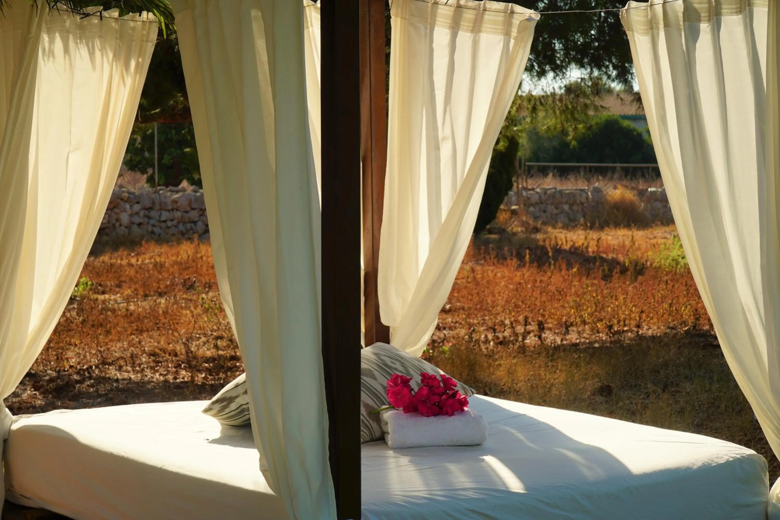 Bed in Agroturismo Finca Sa Tanca