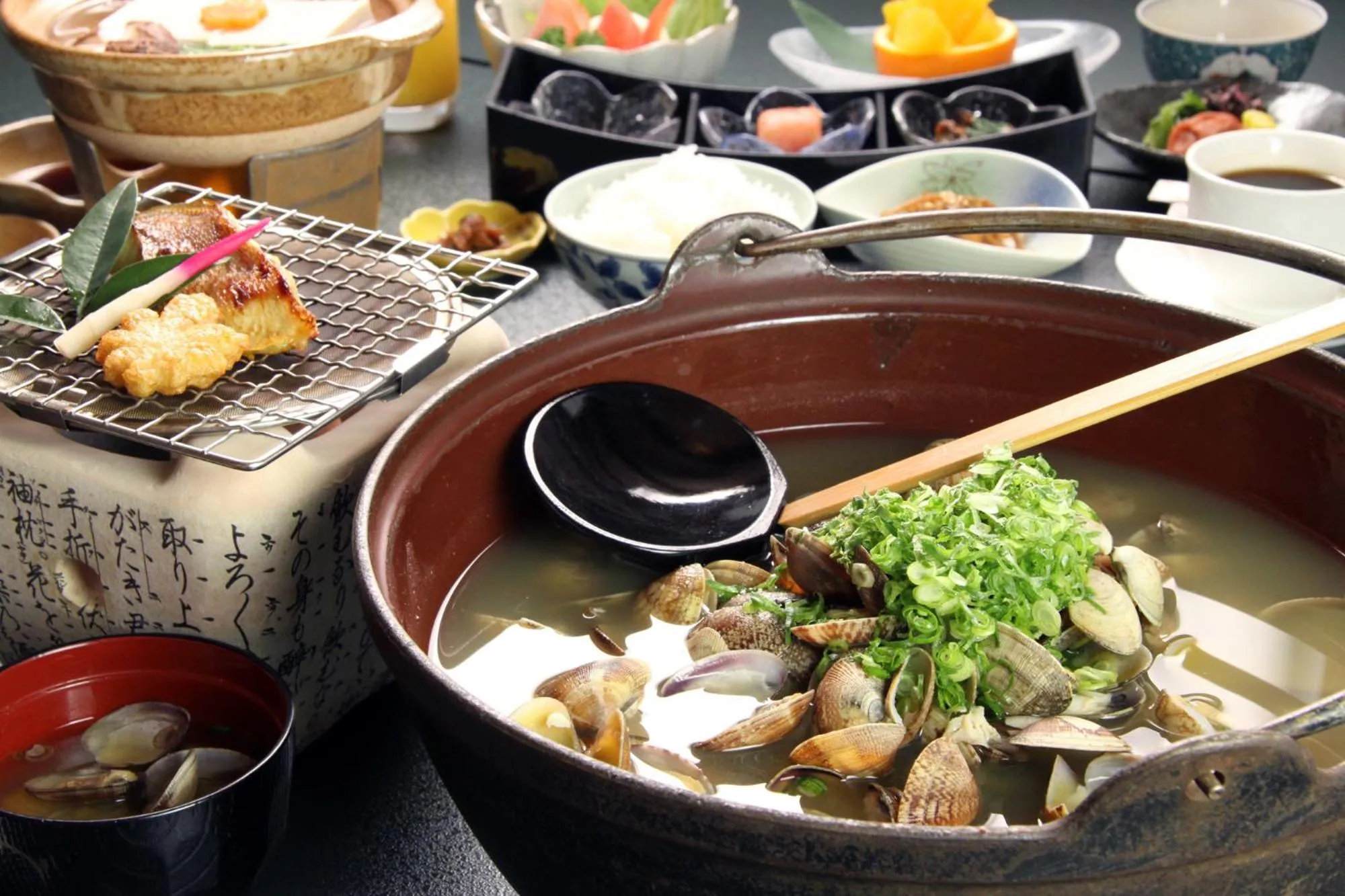 Breakfast in Miyajima Hotel Makoto