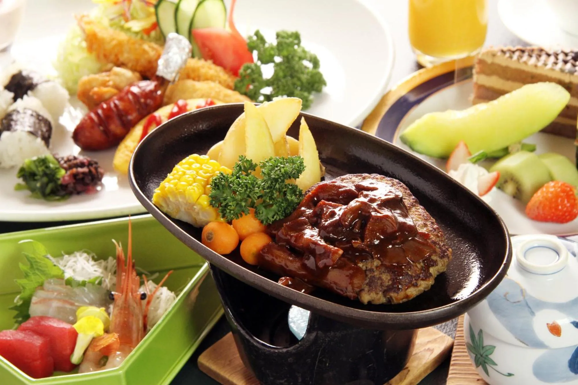 Dinner in Miyajima Hotel Makoto