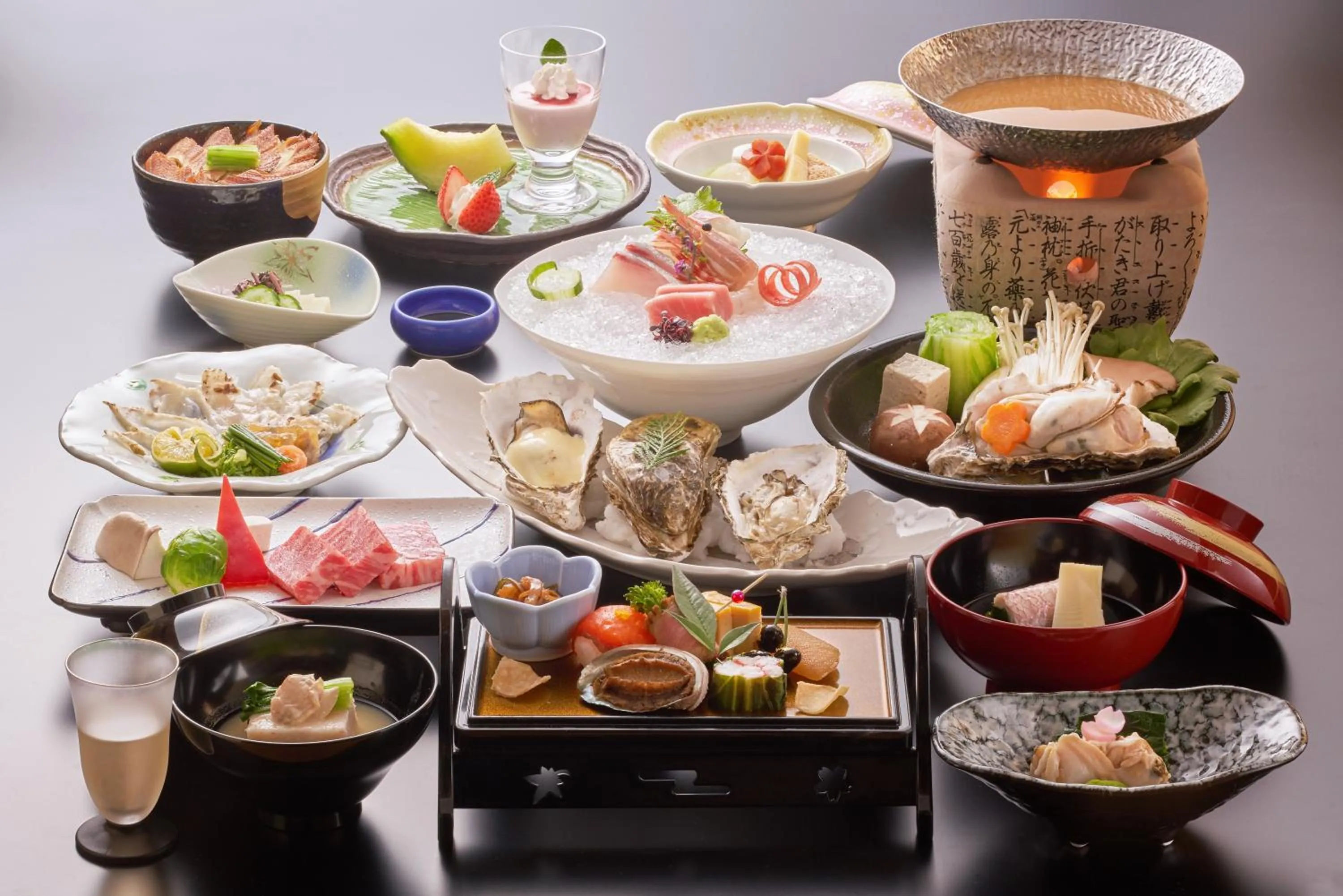 Dinner in Miyajima Hotel Makoto