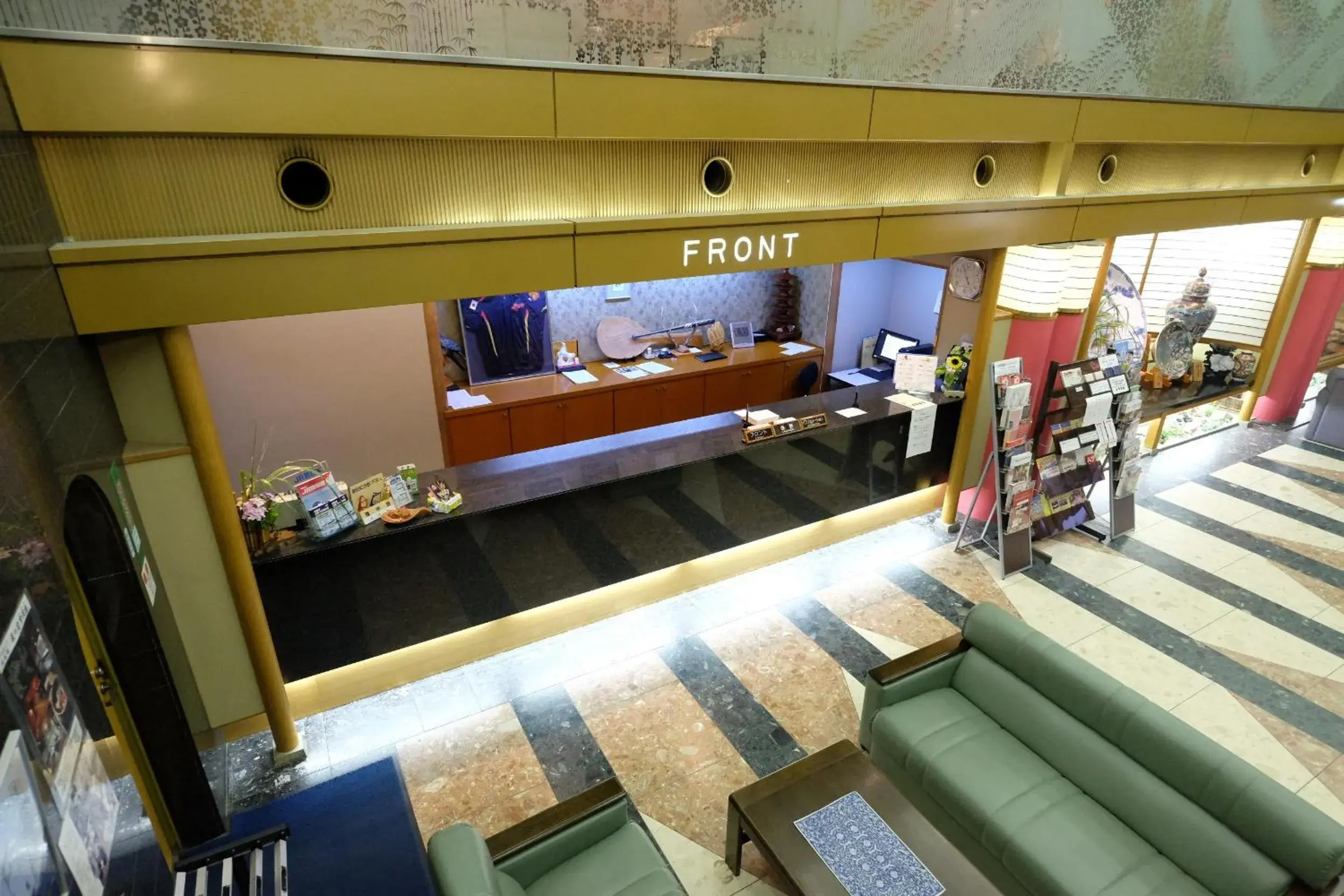 Lobby or reception in Miyajima Hotel Makoto Lobby or reception in Miyajima Hotel Makoto