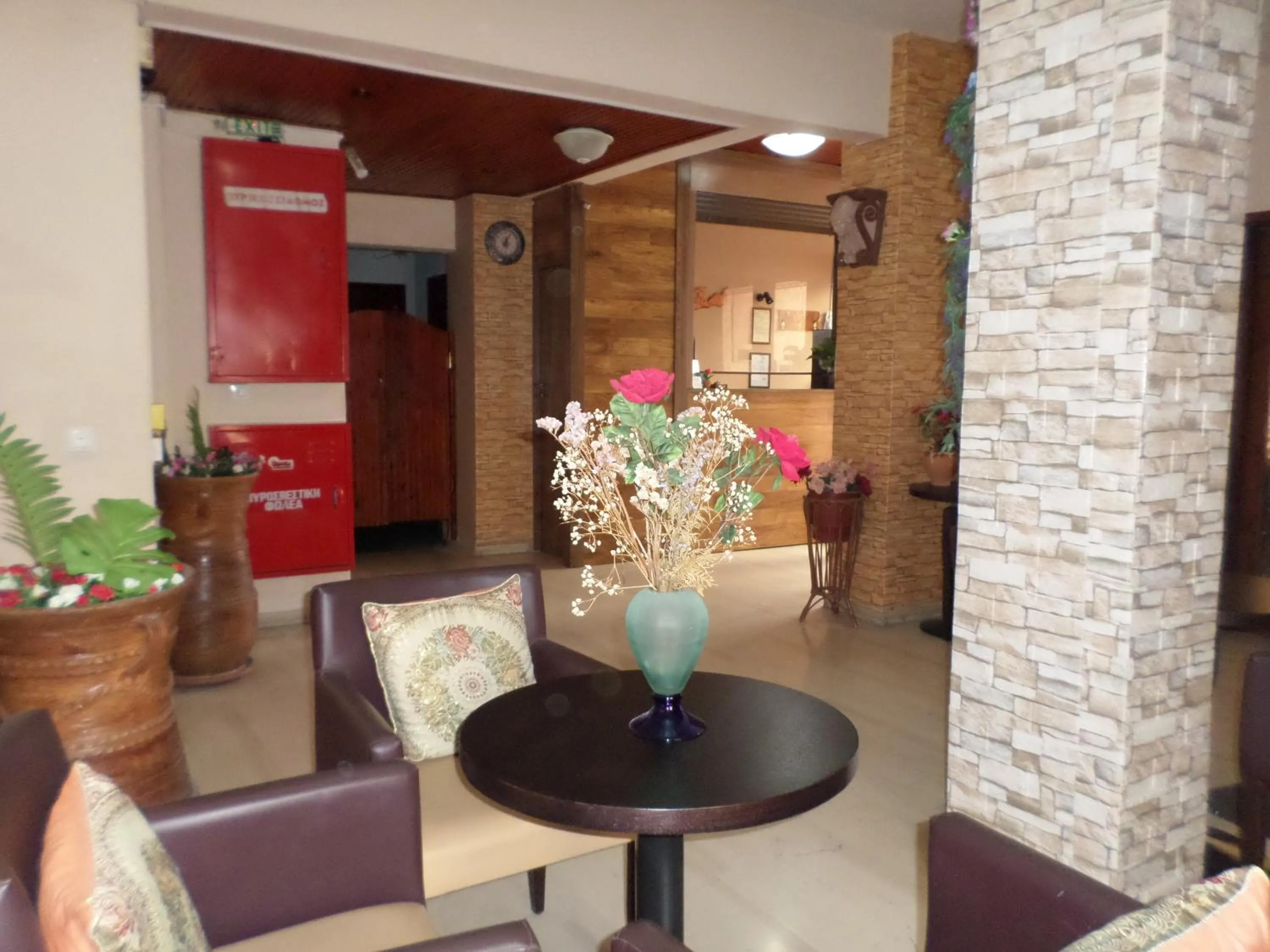 Lobby or reception in Tina Hotel