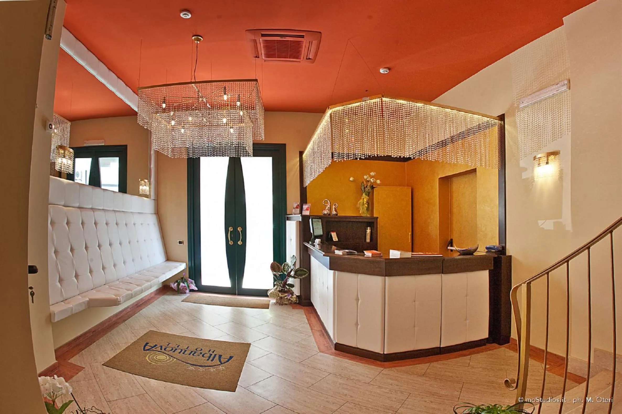 Lobby or reception in Albanuova Hotel