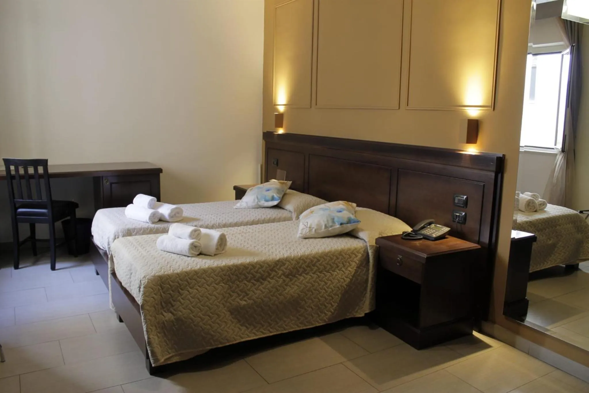 Bed in Albanuova Hotel