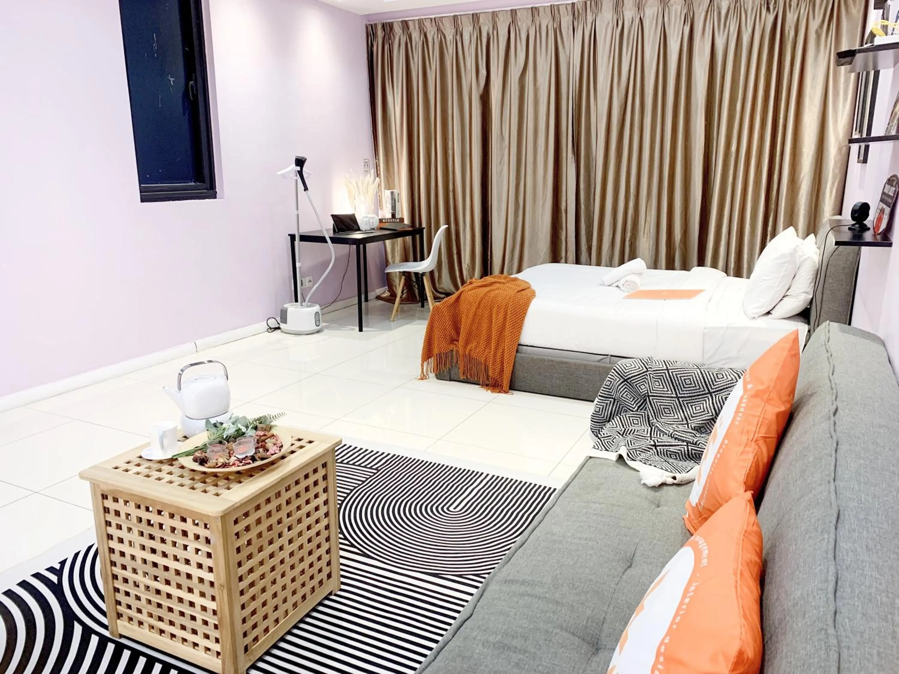 Bed in The Zesty Icon City Petaling Jaya