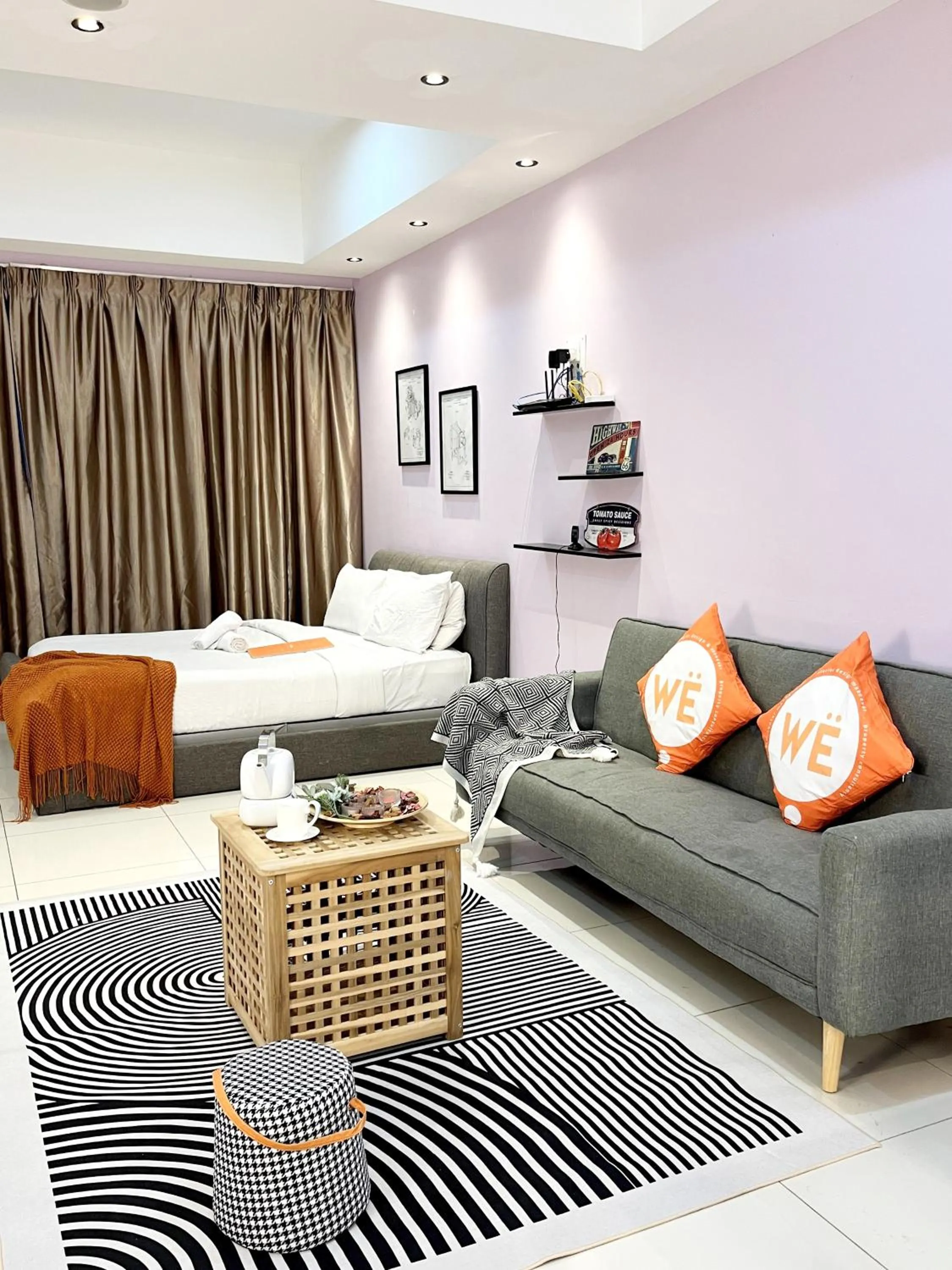 Living room in The Zesty Icon City Petaling Jaya