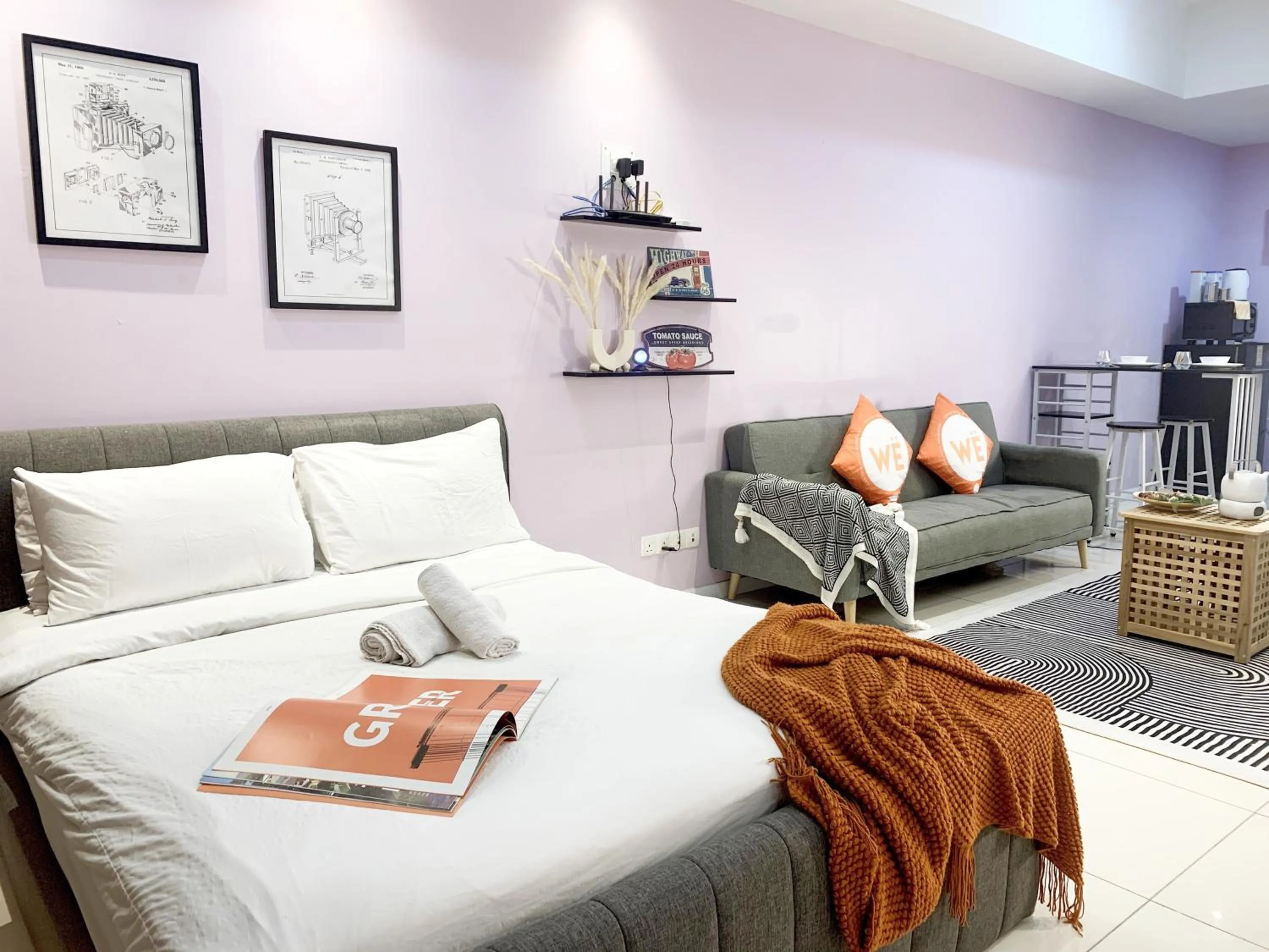 Bed in The Zesty Icon City Petaling Jaya