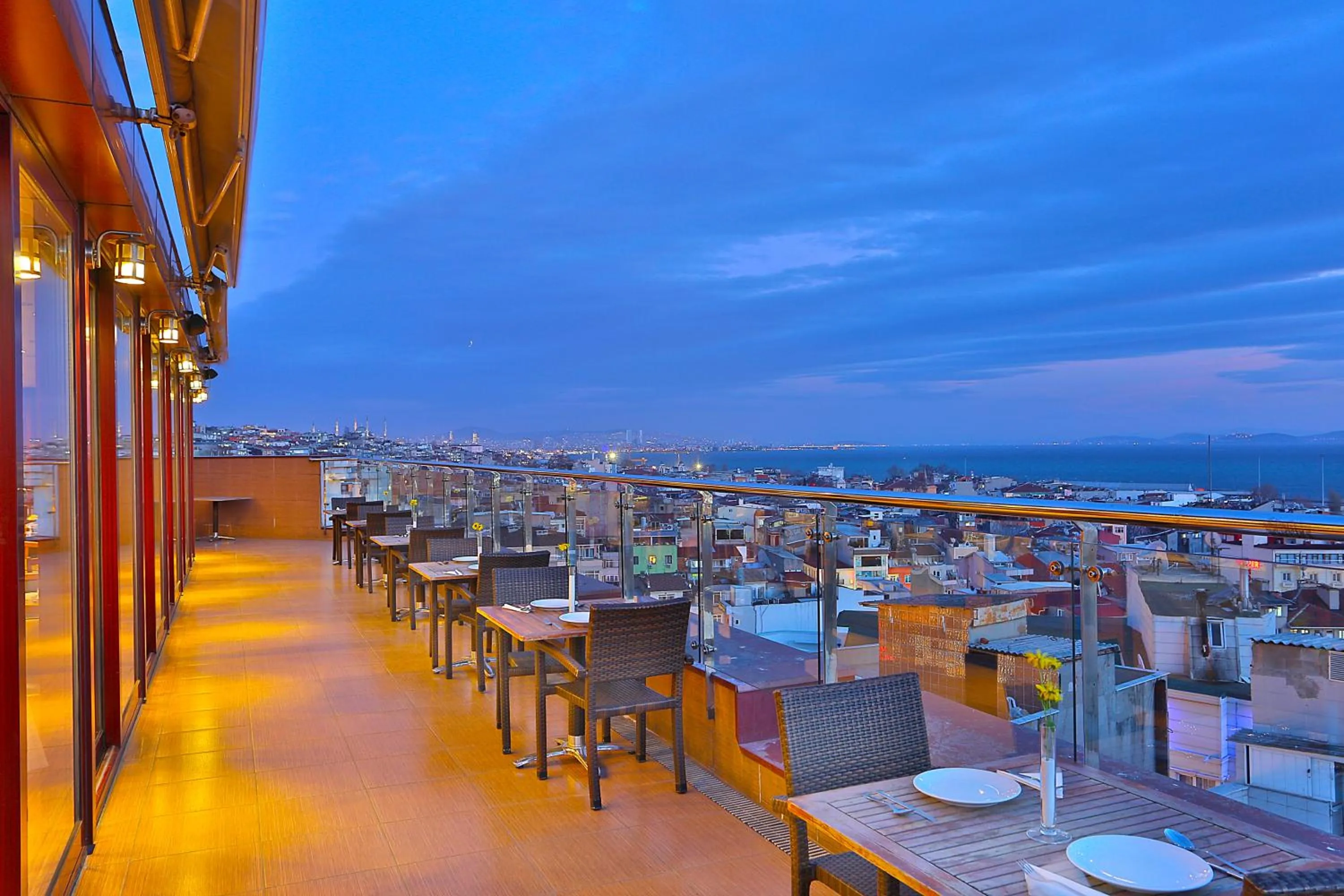 City view in Grand Madrid Hotel