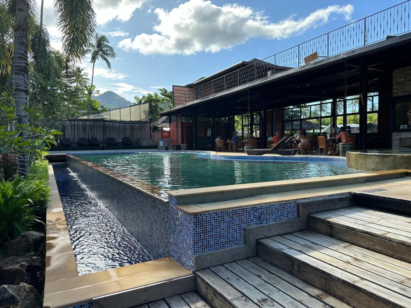 Pool view in GajaPuri Resort Koh Chang