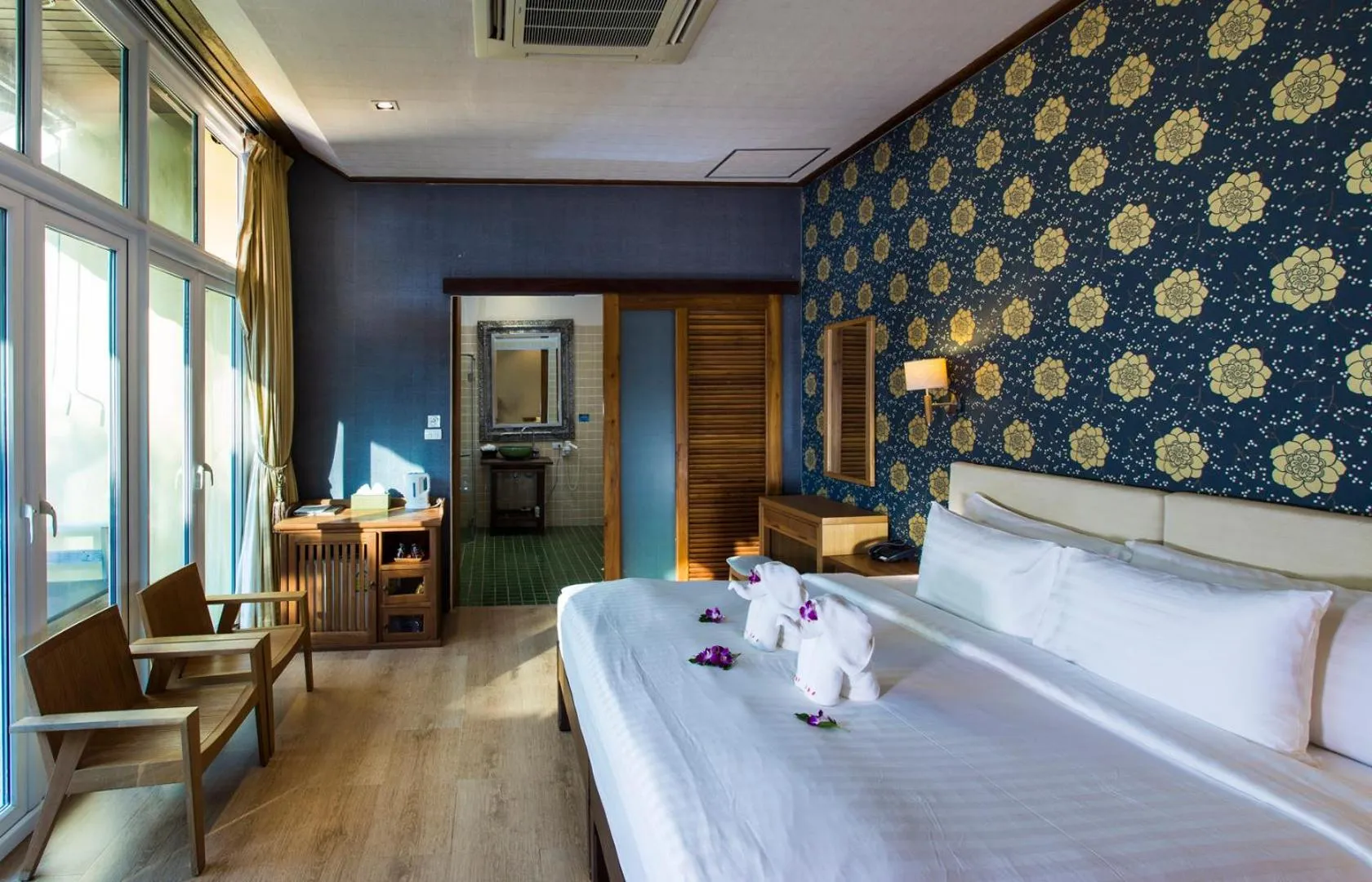 Bedroom, Bed in GajaPuri Resort Koh Chang