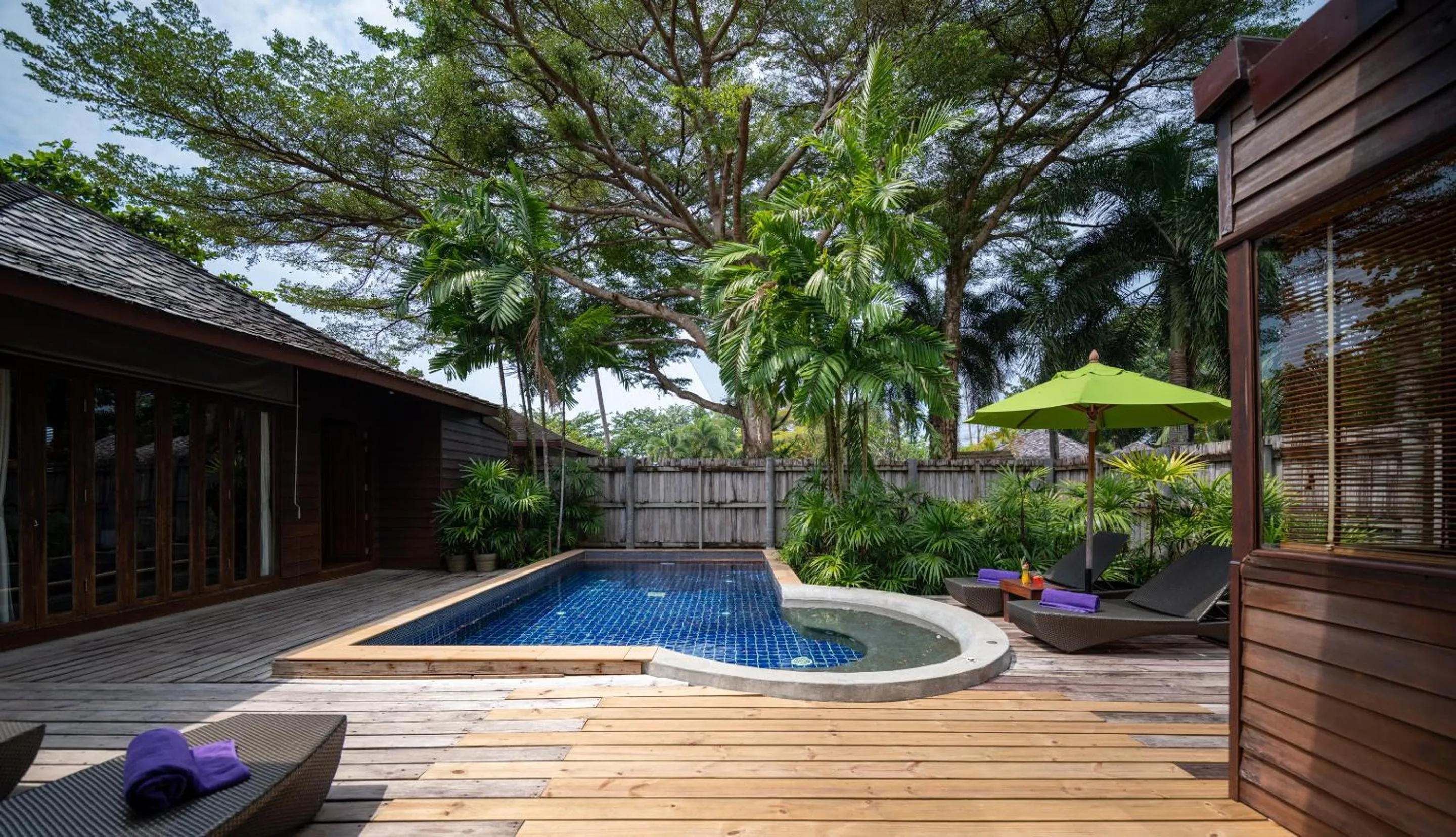 Swimming pool in GajaPuri Resort Koh Chang