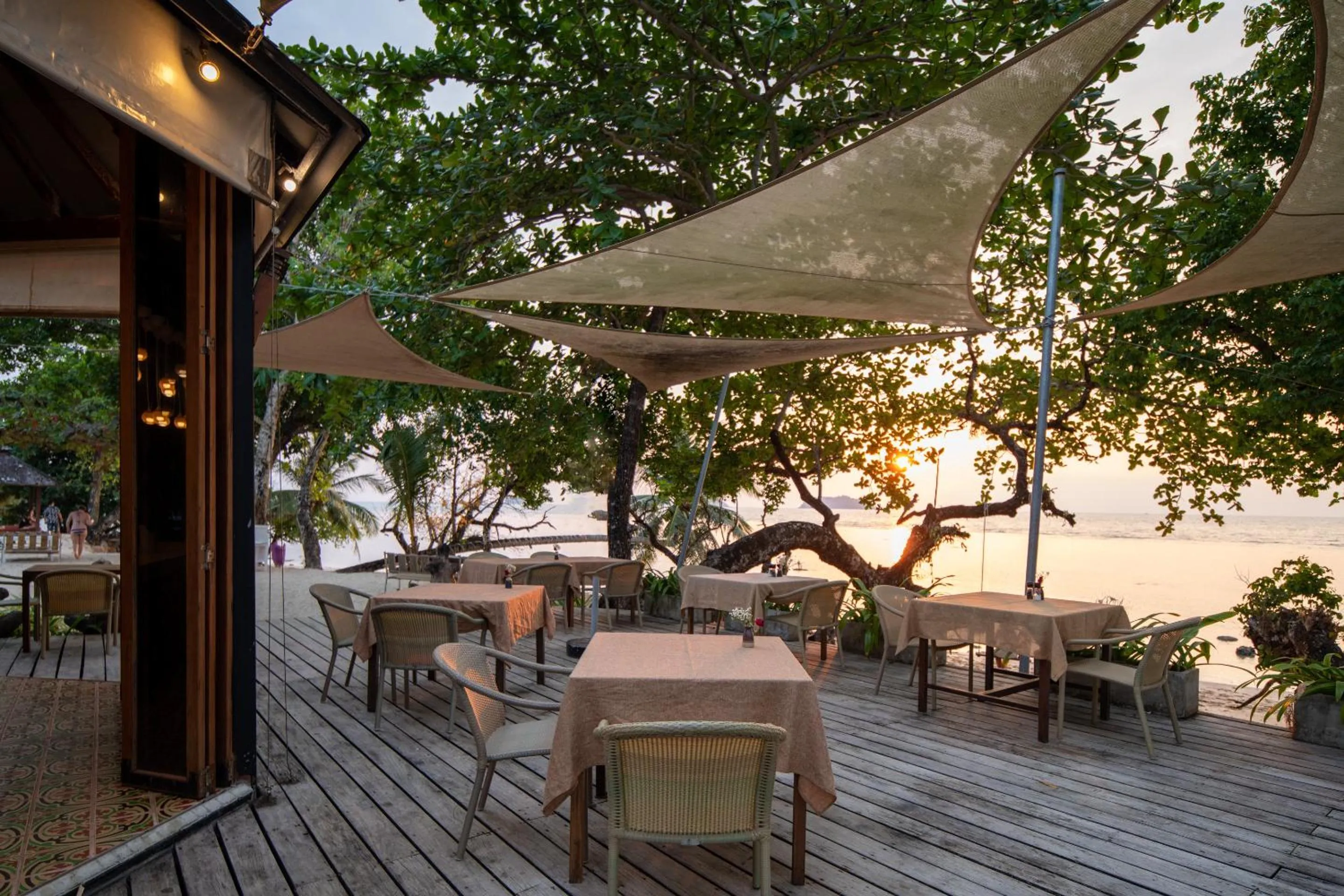 Patio in GajaPuri Resort Koh Chang