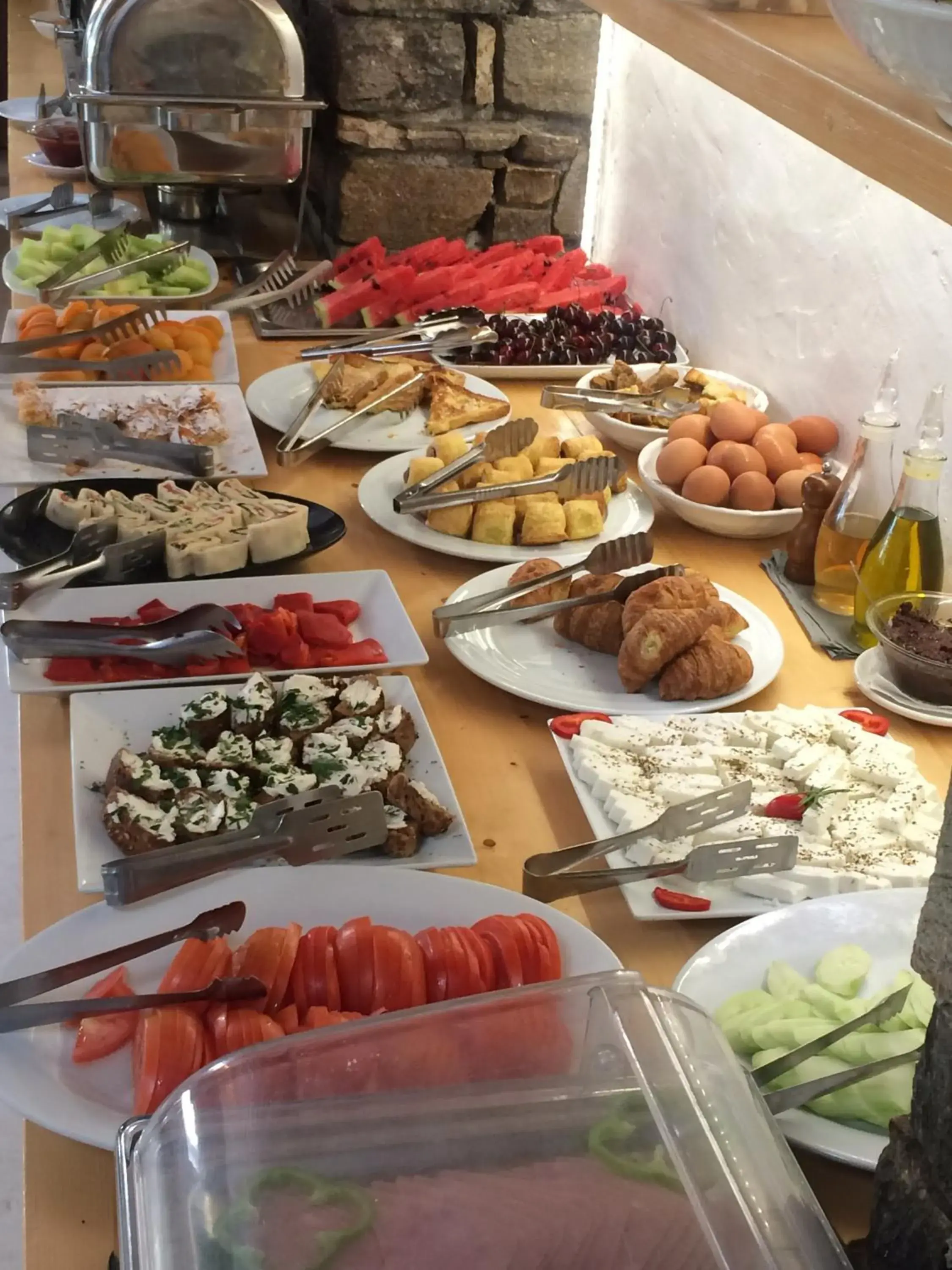 Buffet breakfast in Zefi Hotel & Suites Buffet breakfast in Zefi Hotel & Suites