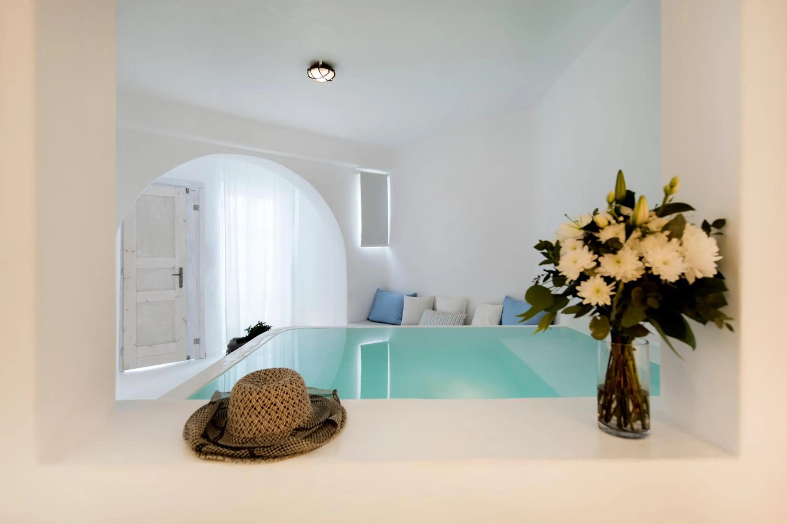 Seating area in Zefi Hotel & Suites