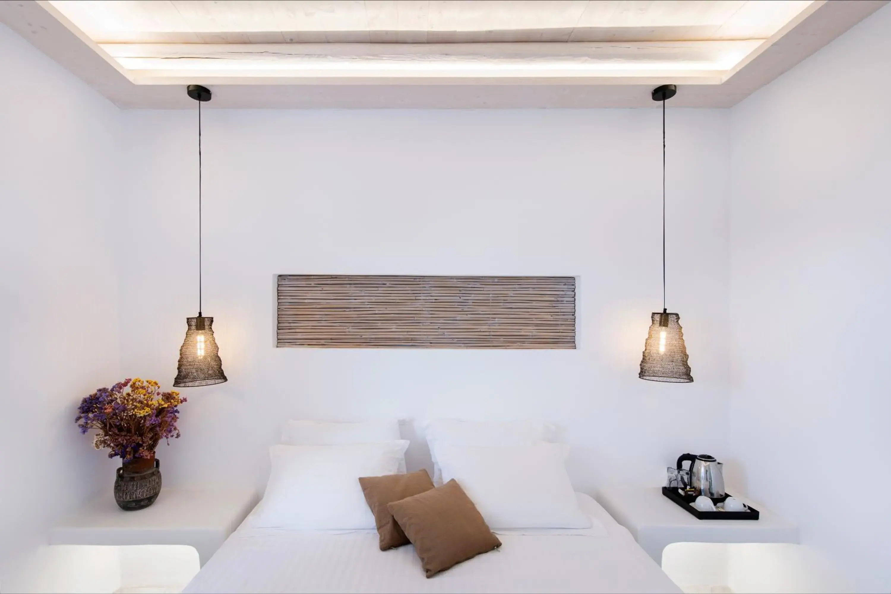 Bed in Zefi Hotel & Suites Bed in Zefi Hotel & Suites