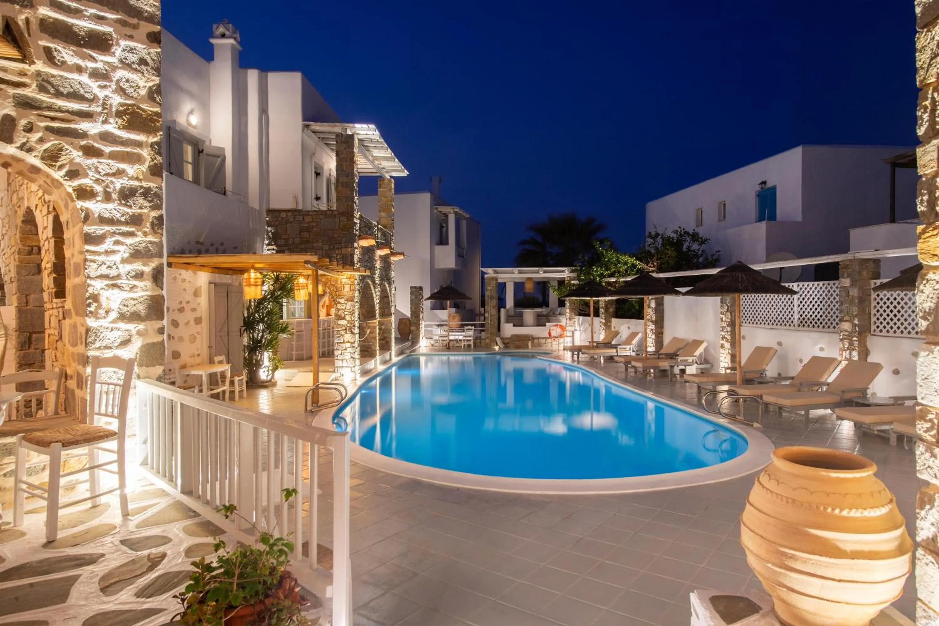 Pool view in Zefi Hotel & Suites