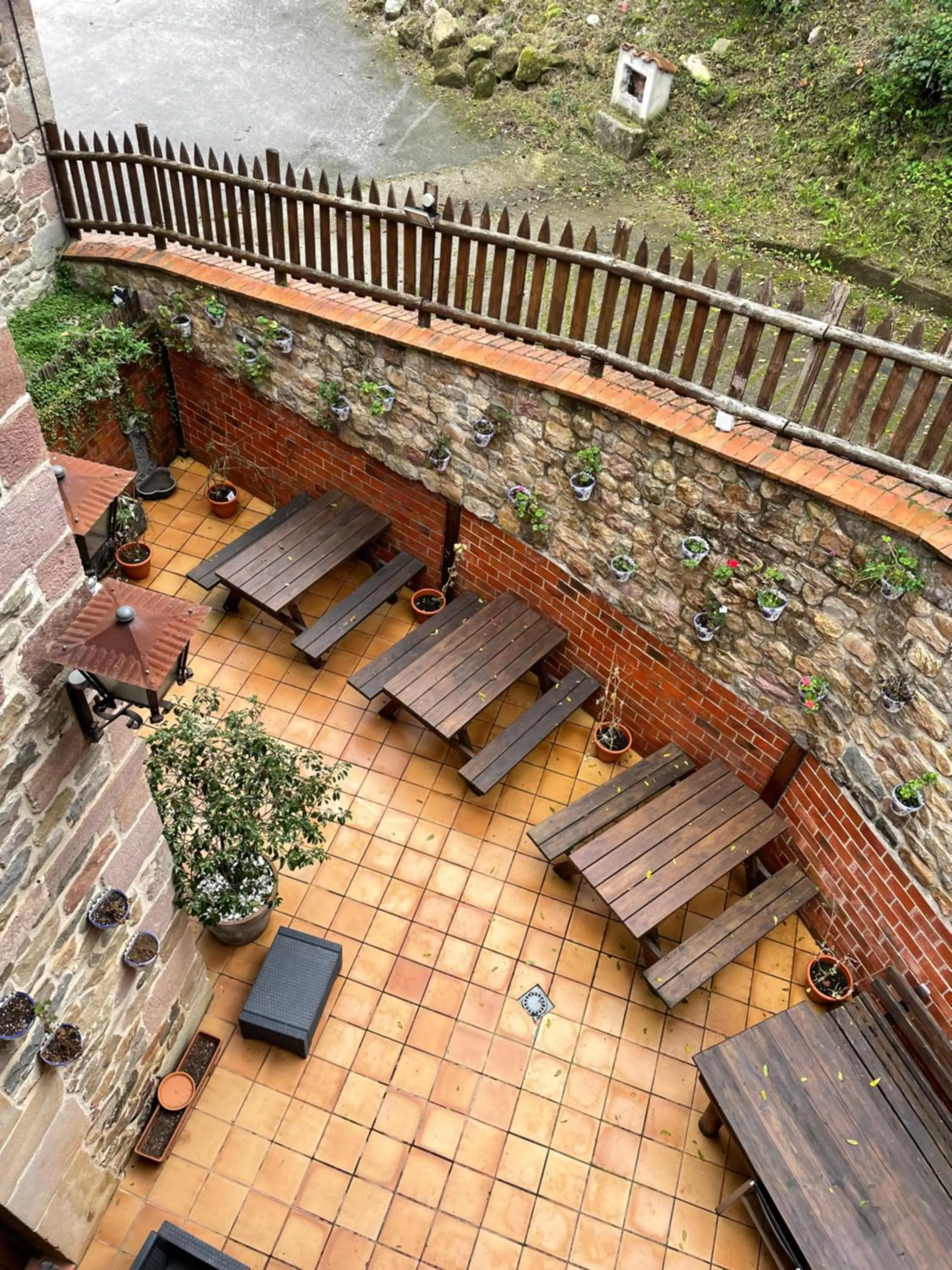 Patio in Hotel Casona de la Torre