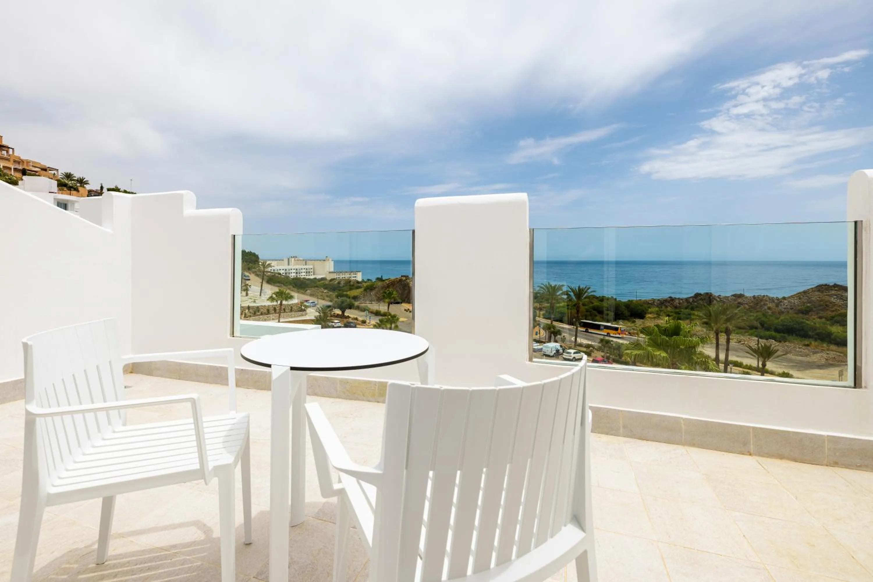 Pool view in Mojacar Playa Aquapark Hotel